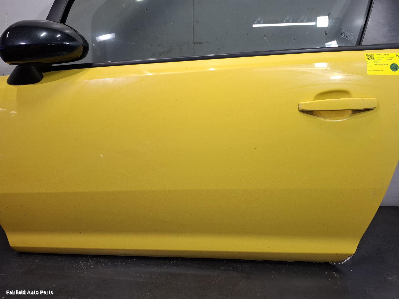 2012-2014 Opel Corsa Left Front Door