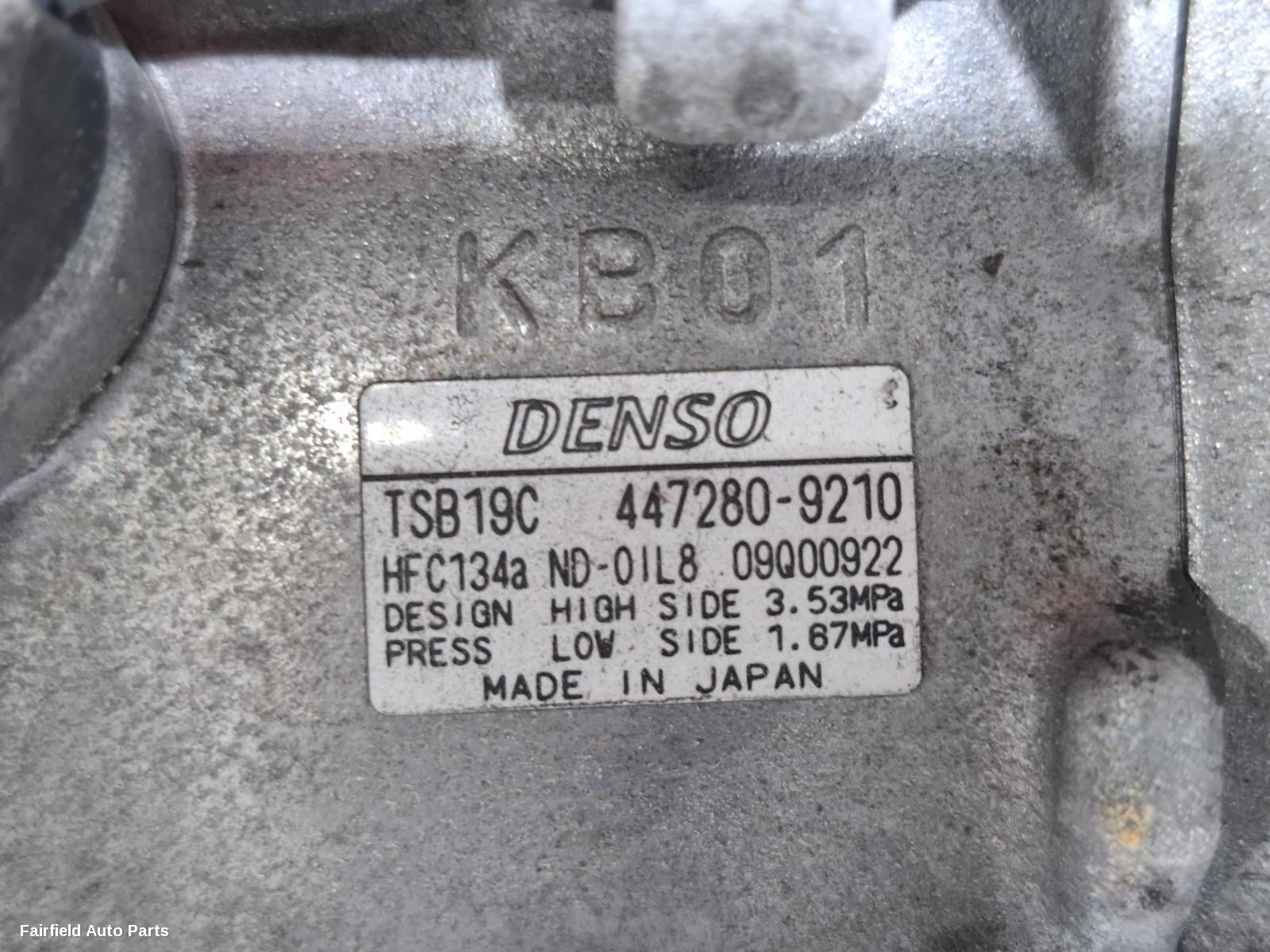 2007-2014 Toyota Kluger A C Compressor