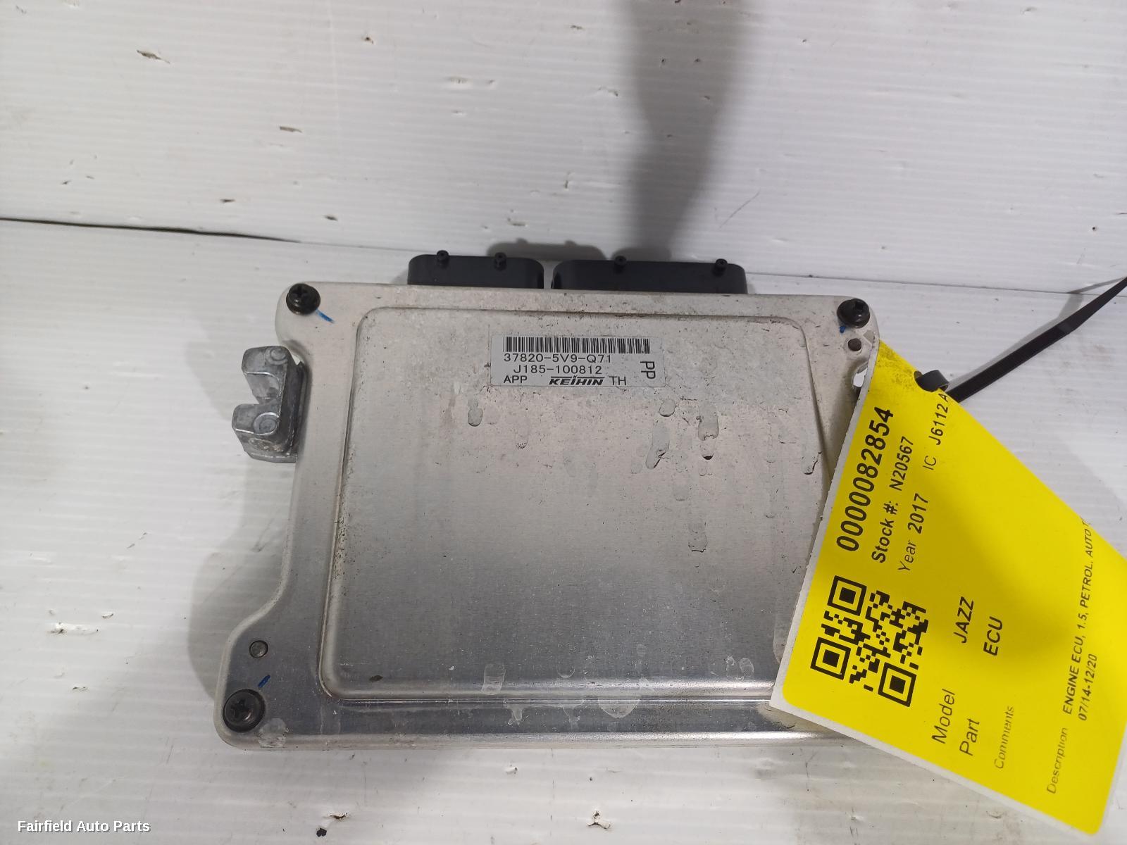 2014-2020 Honda Jazz Ecu