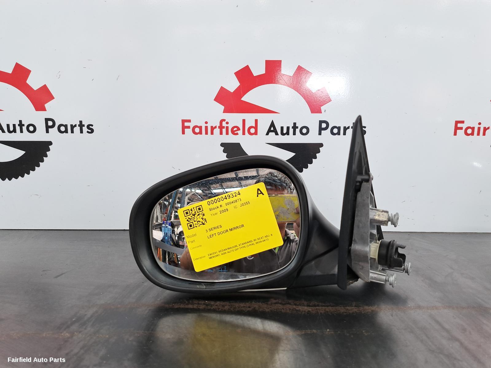 2008-2012 Bmw 3 Series Left Door Mirror