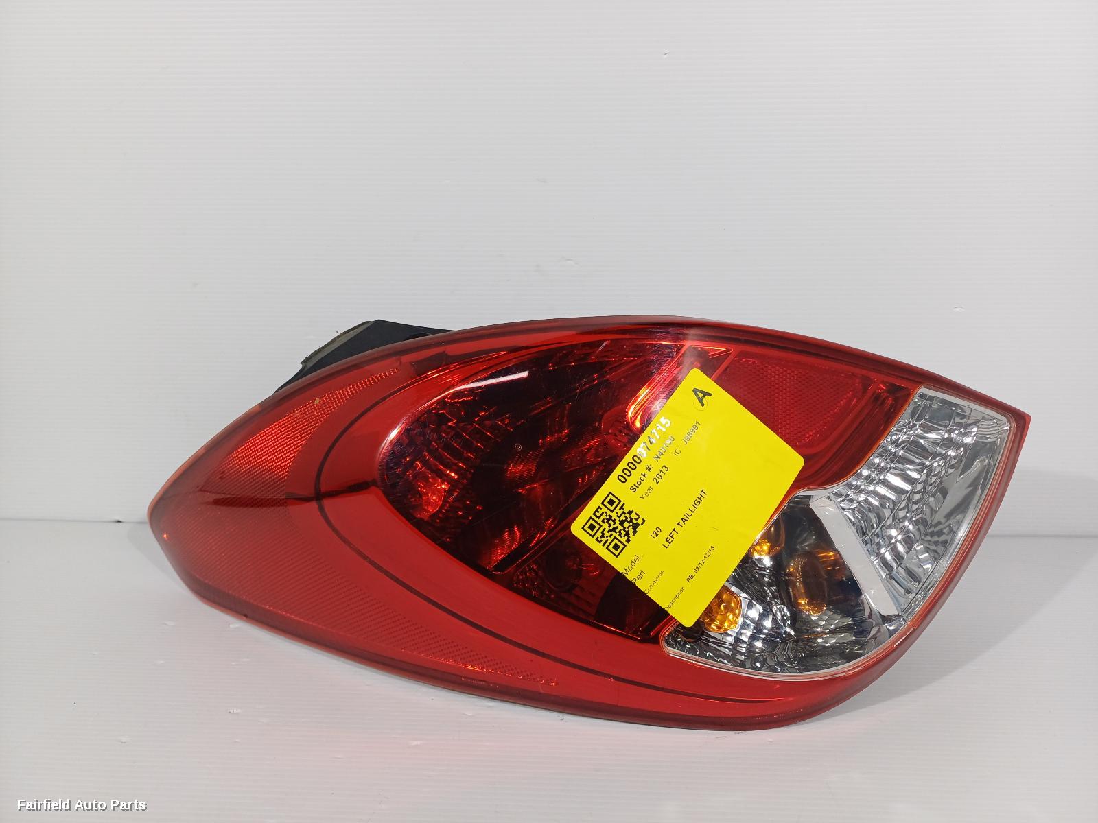 2012-2015 Hyundai I20 Left Taillight
