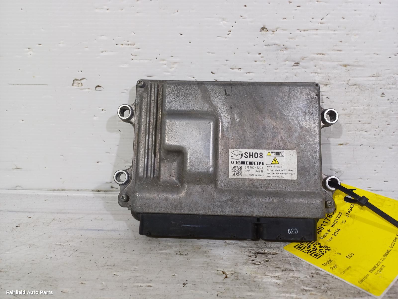 2012-2018 Mazda 6 Ecu