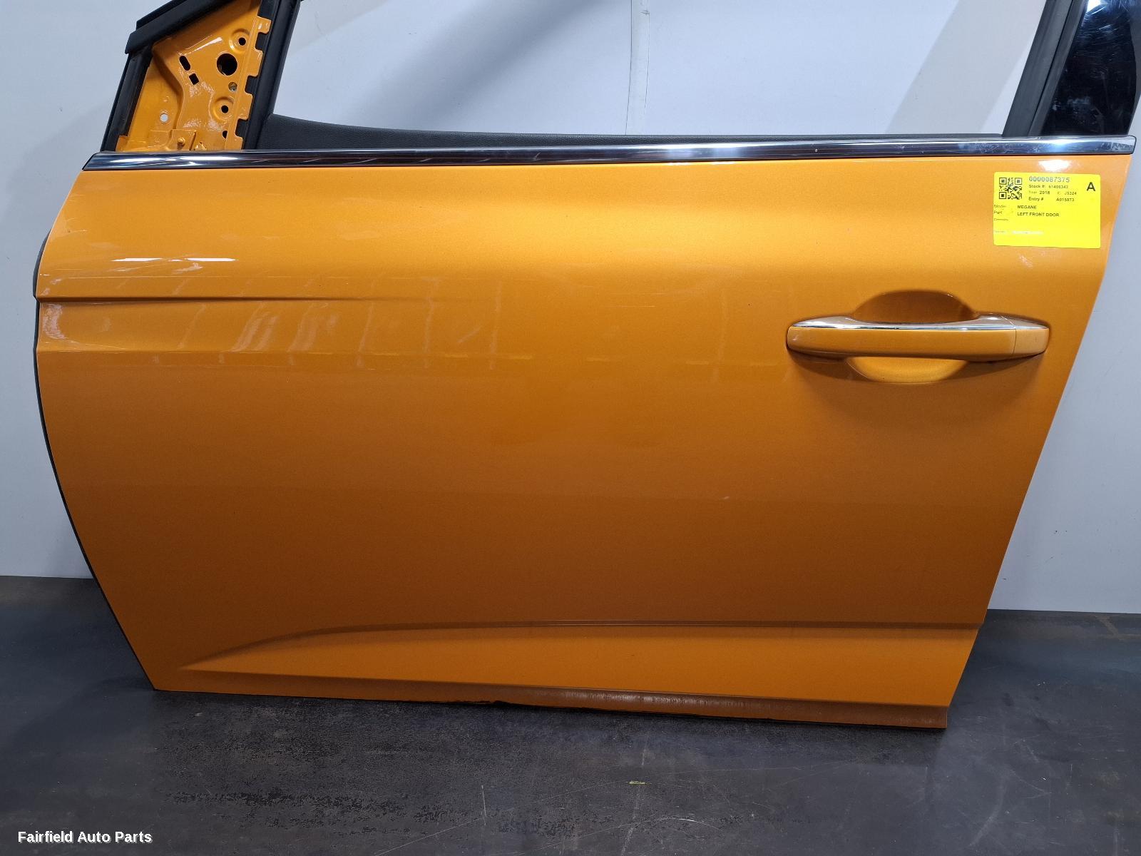 2018-2023 Renault Megane Left Front Door