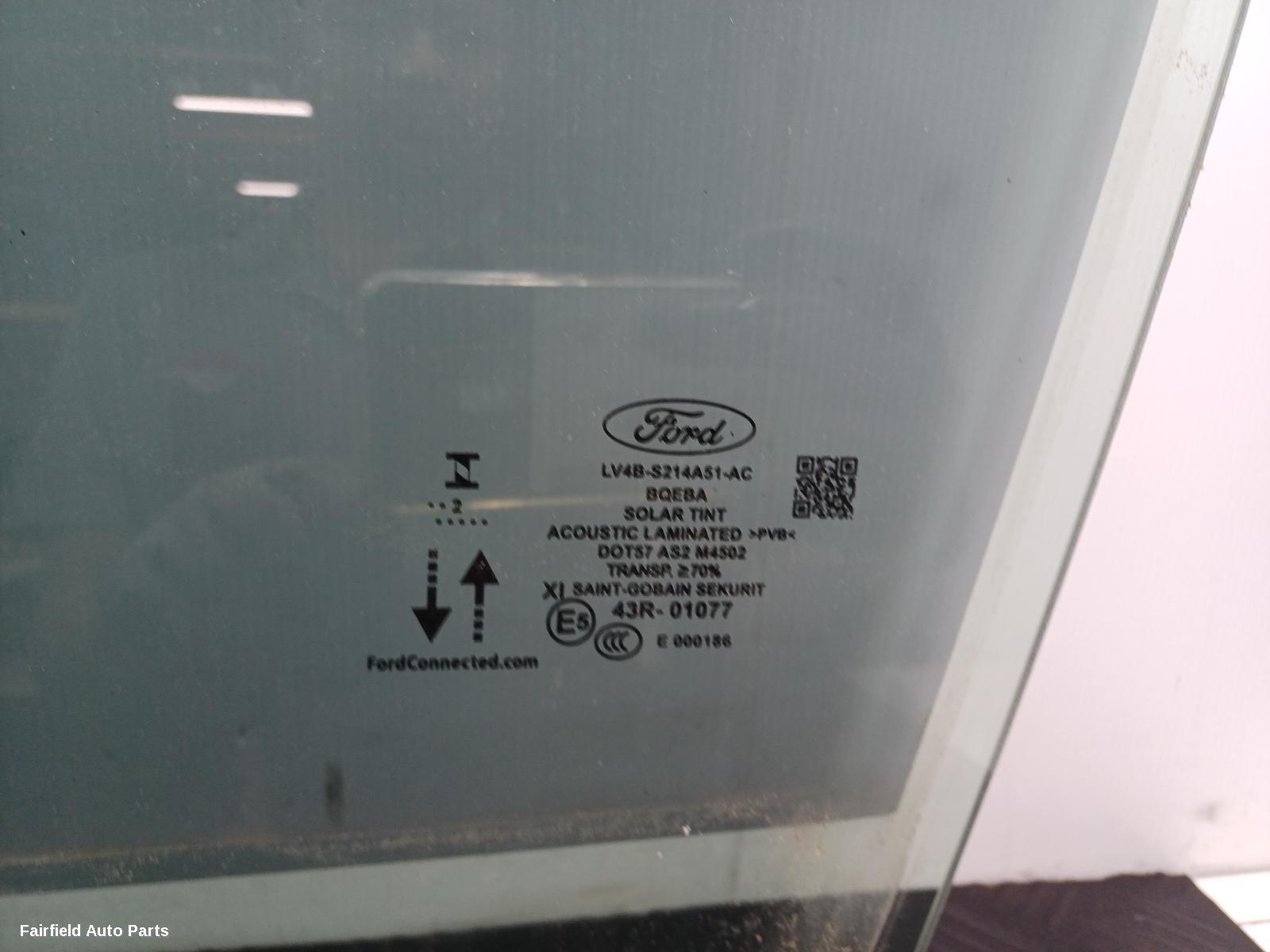 2020-2026 Ford Escape Left Front Door Window