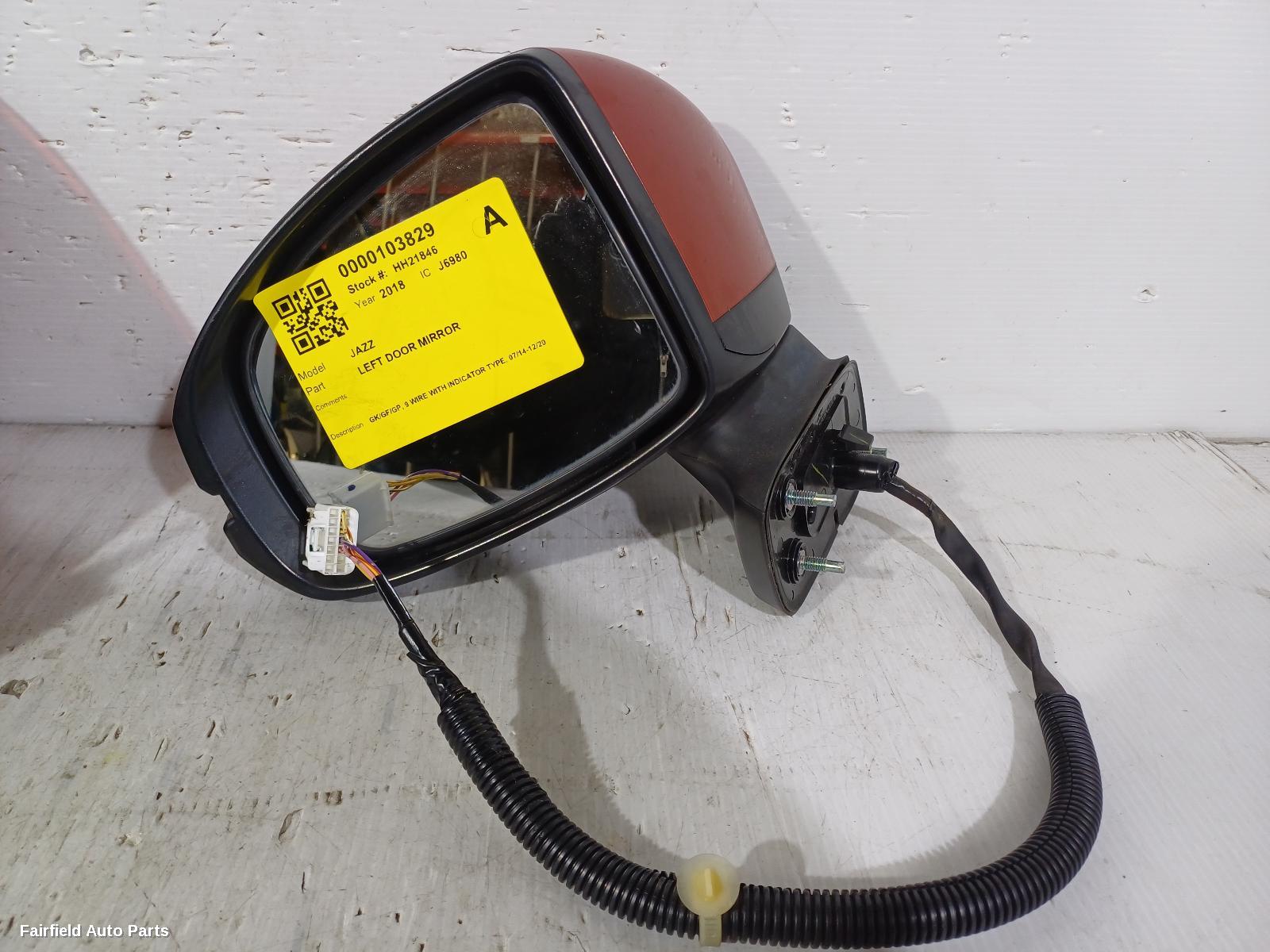 2018 Honda Jazz Left Door Mirror