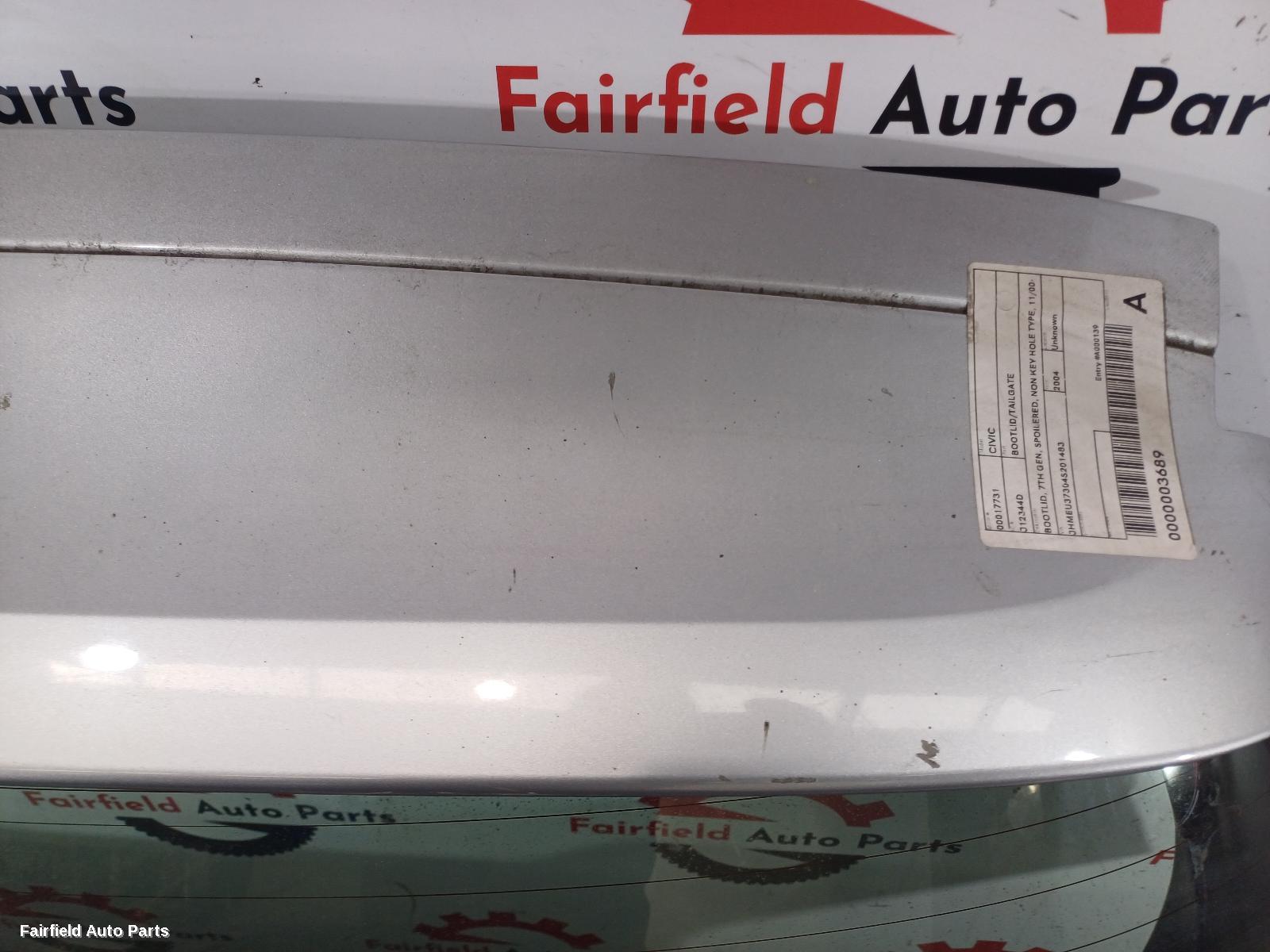 2004 Honda Civic Bootlid Tailgate