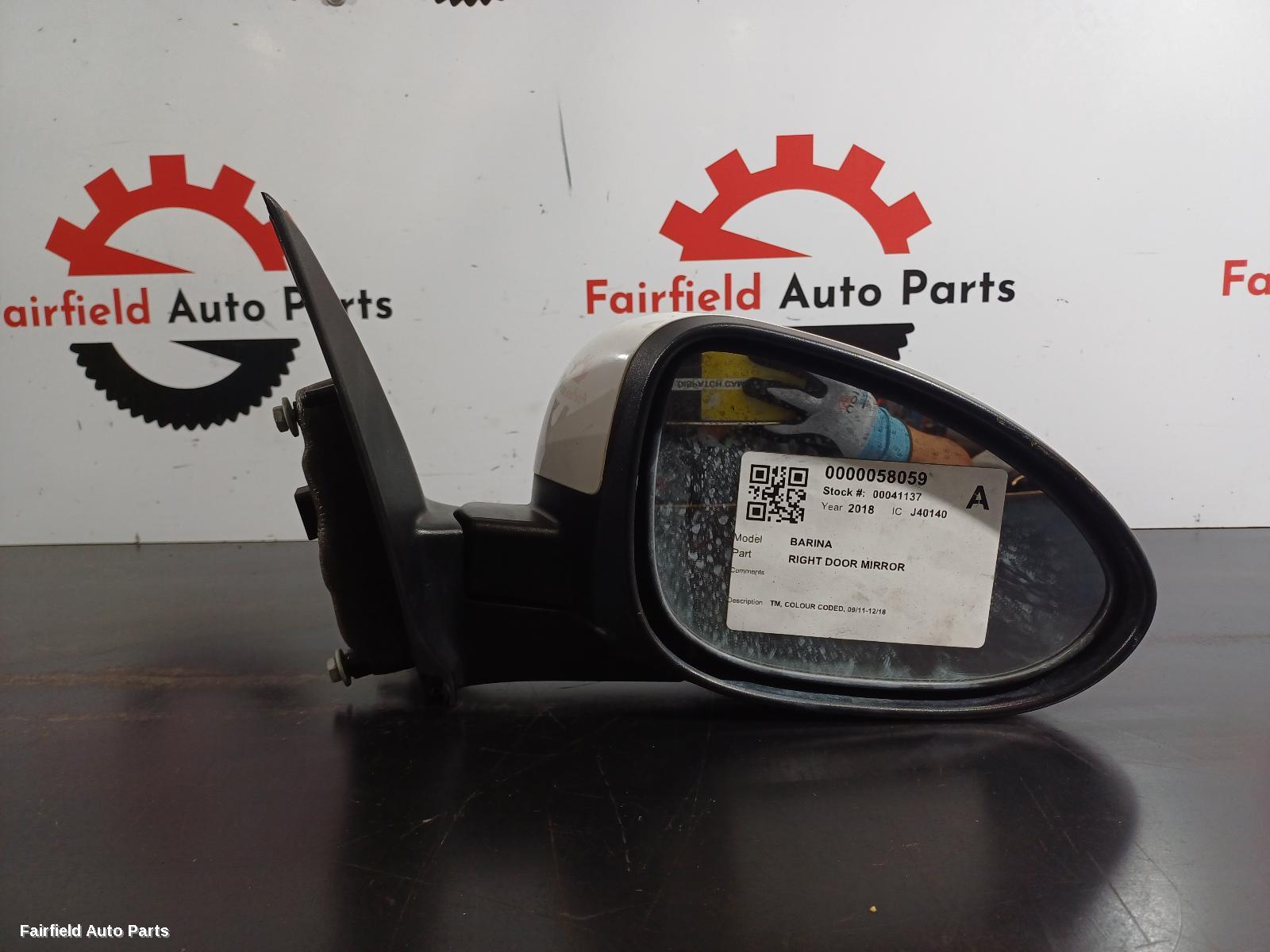 2011-2018 Holden Barina Right Door Mirror
