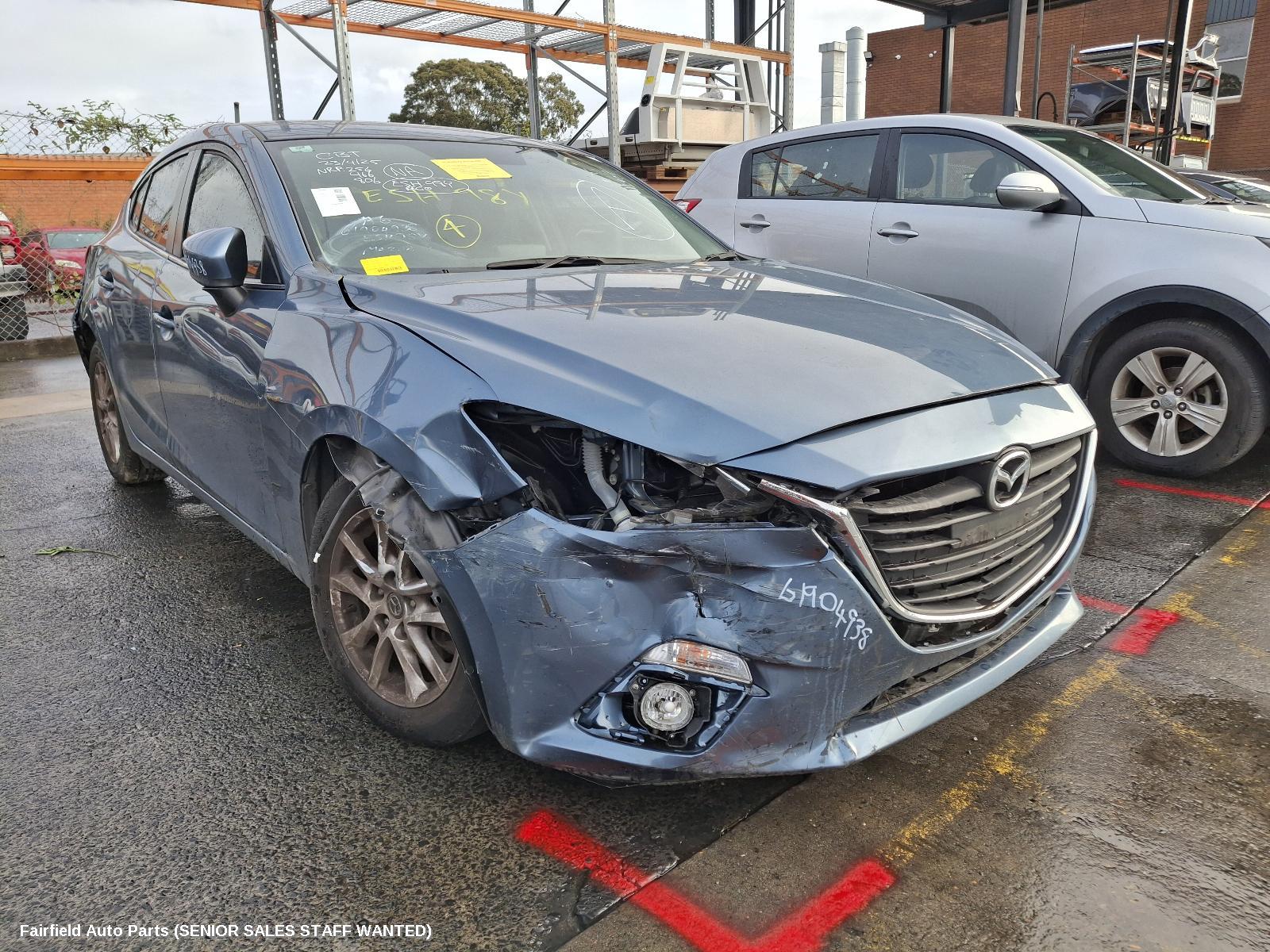 2015 Mazda 3 Left Taillight