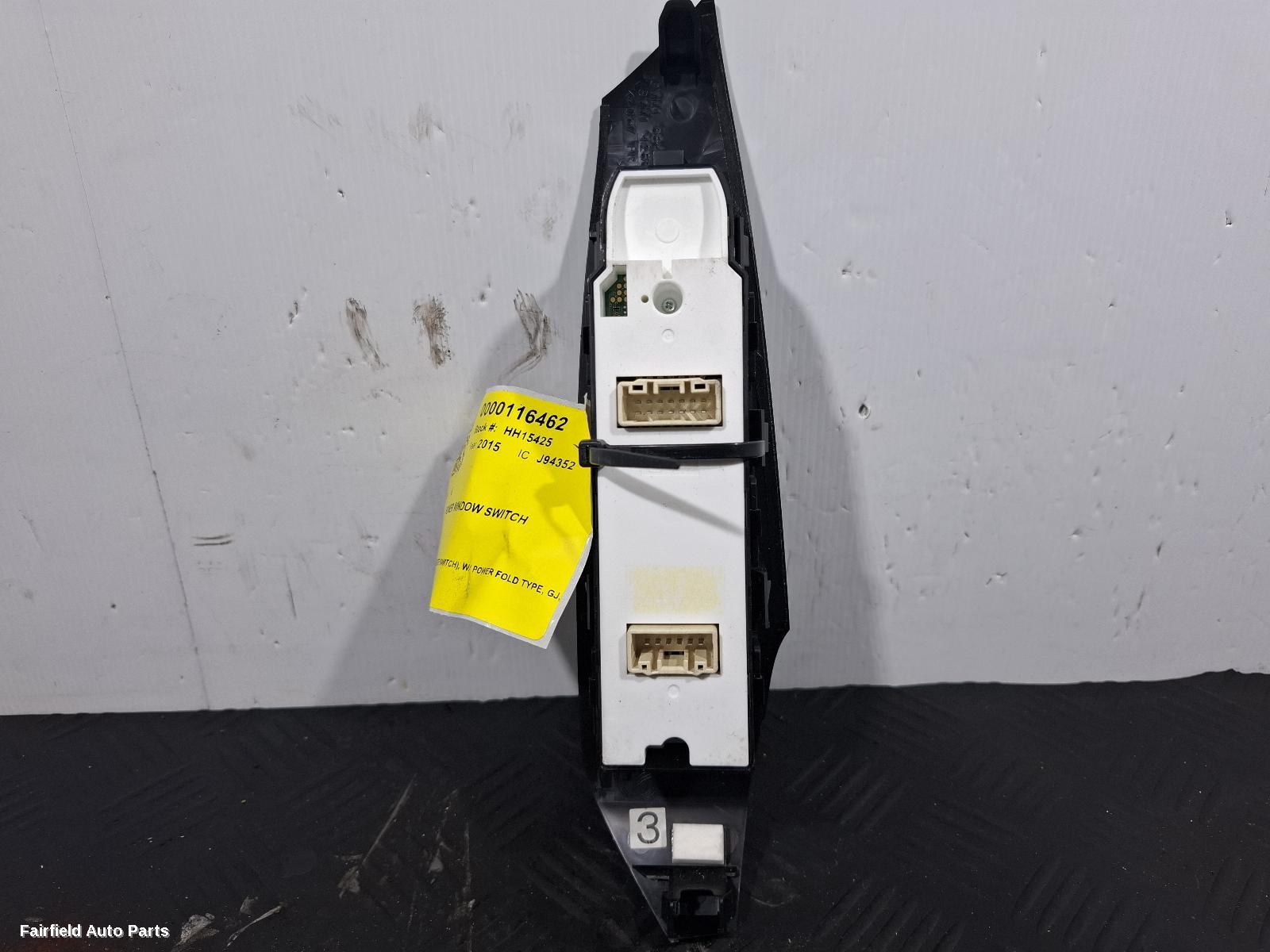 2012-2016 Mazda 6 Pwr Dr Wind Switch