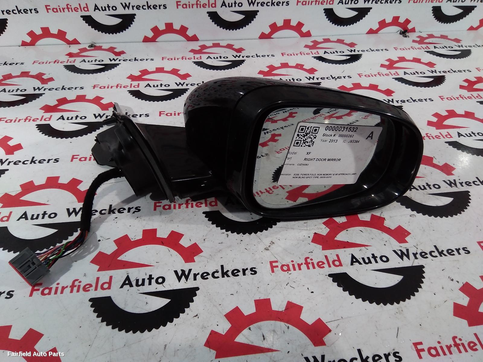 2013 Jaguar Xf Right Door Mirror