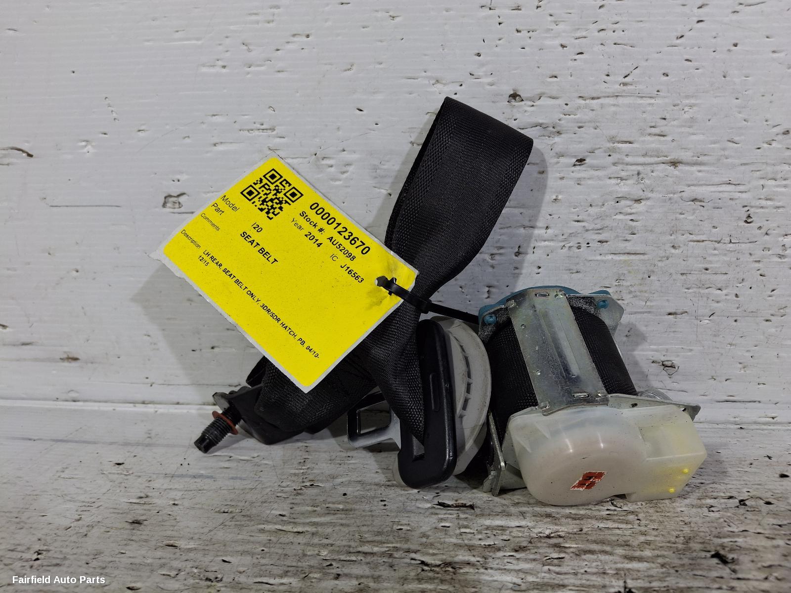 2010-2015 Hyundai I20 Seatbelt Stalk