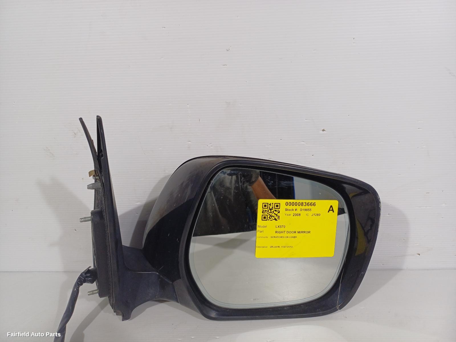2007-2012 Lexus Lx Series Right Door Mirror