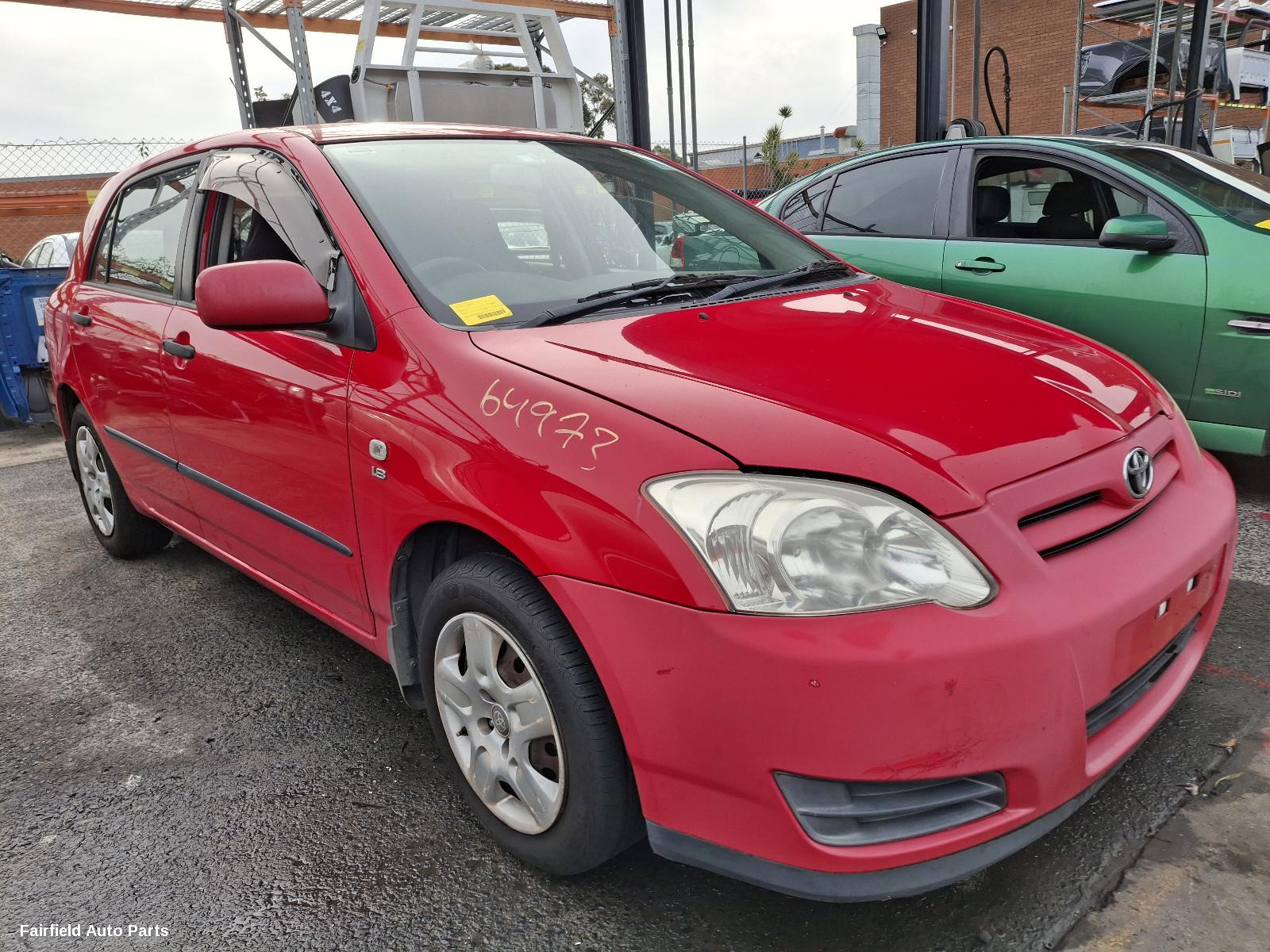 2006 Toyota Corolla Right Rear Door Sliding