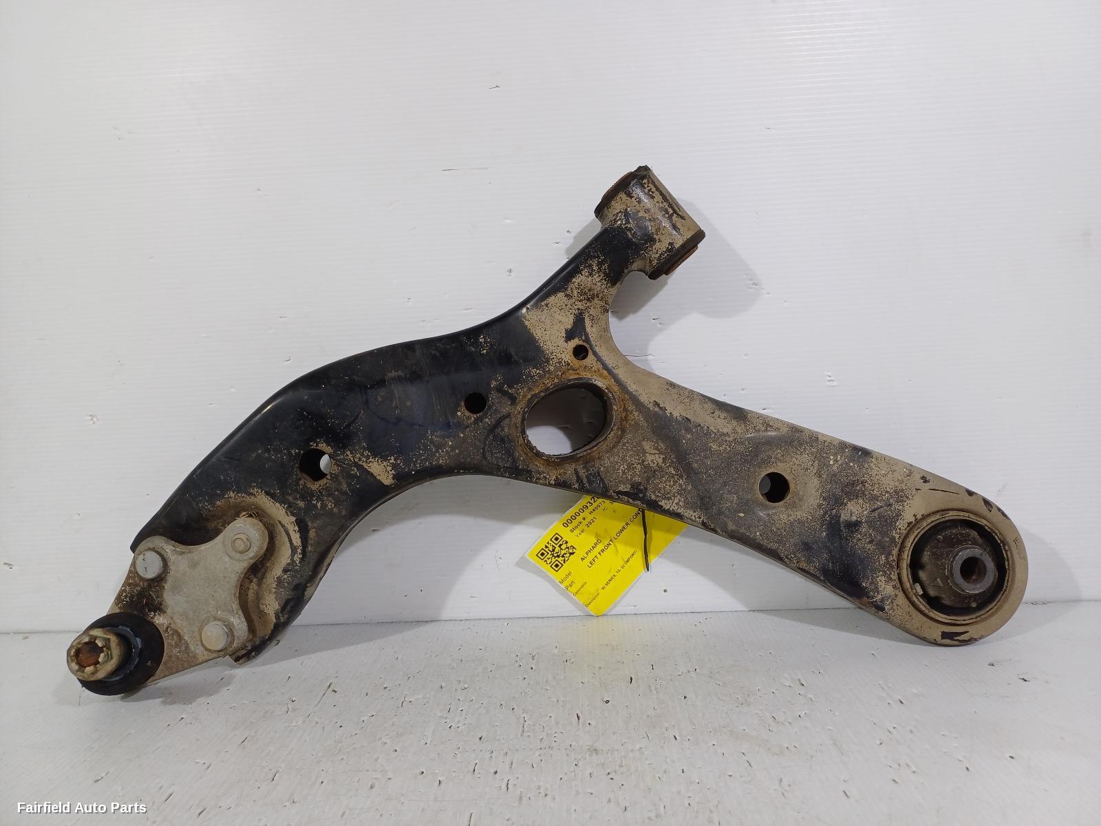 2015-2022 Toyota Alphard Left Front Lower Control Arm