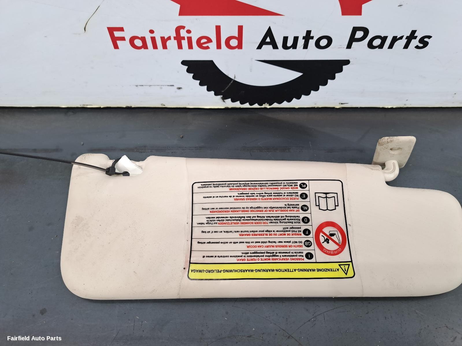 2008-2024 Fiat 500 Sunvisor