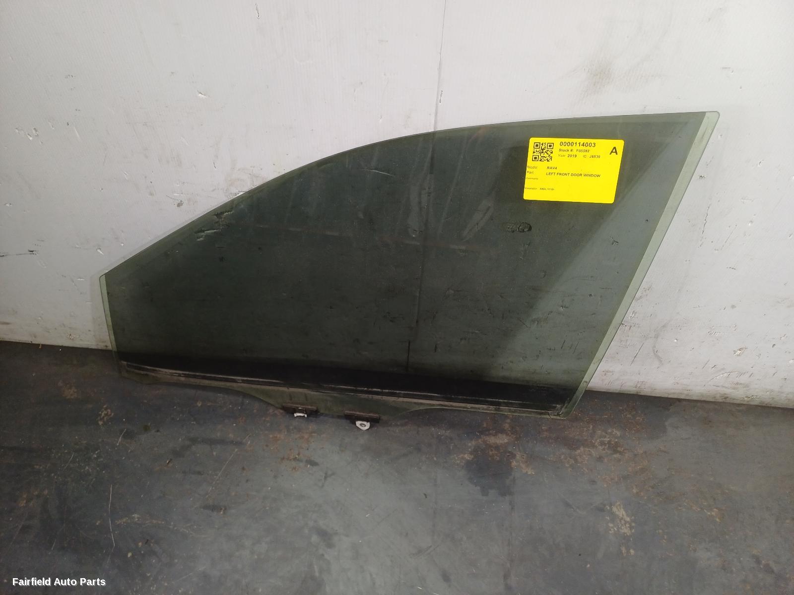 2018-2025 Toyota Rav4 Left Front Door Window