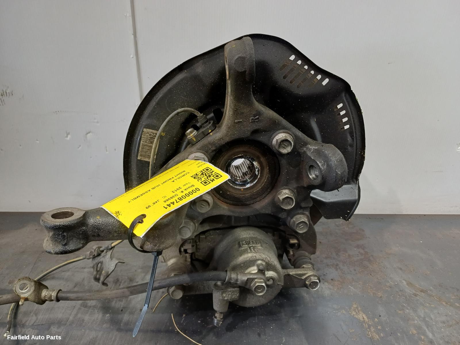 2012-2018 Toyota Corolla Right Front Hub Assembly