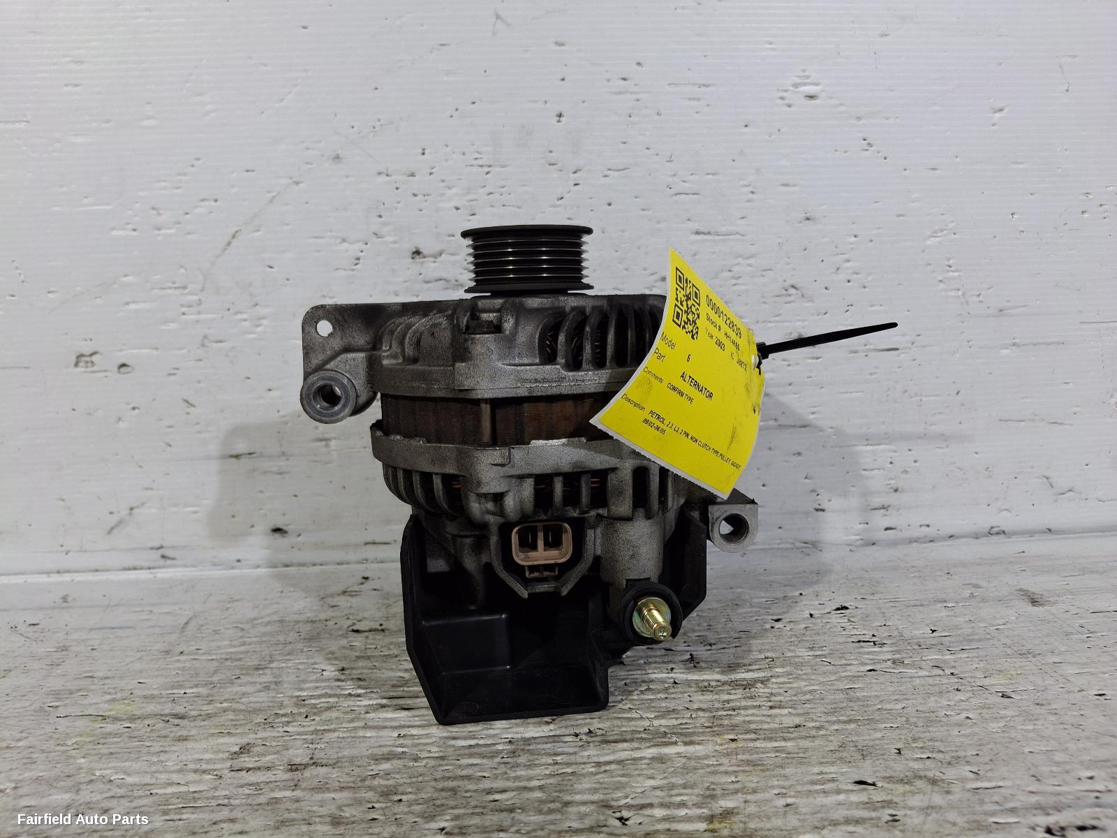 2002-2005 Mazda 6 Alternator