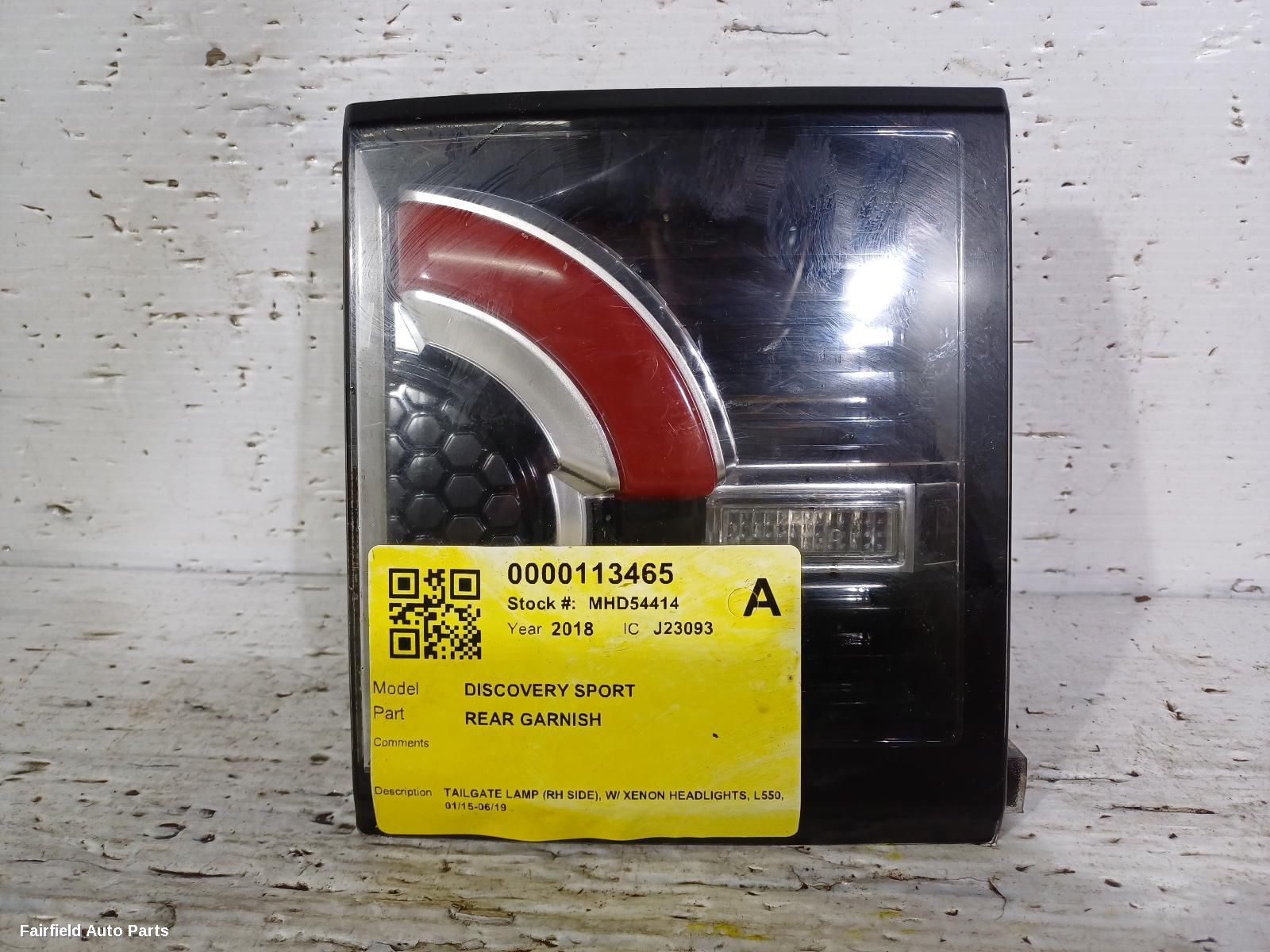 2015-2019 Land Rover Discovery Sport Rear Garnish