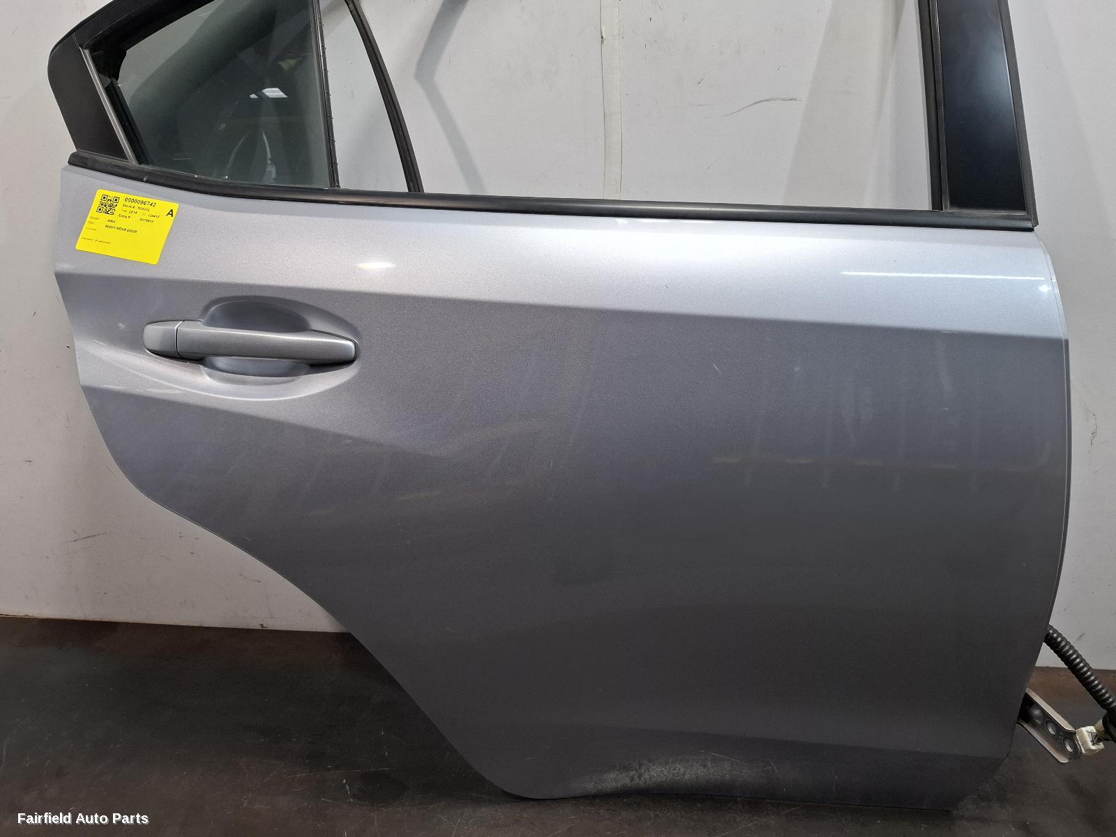 2014-2021 Subaru Wrx Right Rear Door Sliding