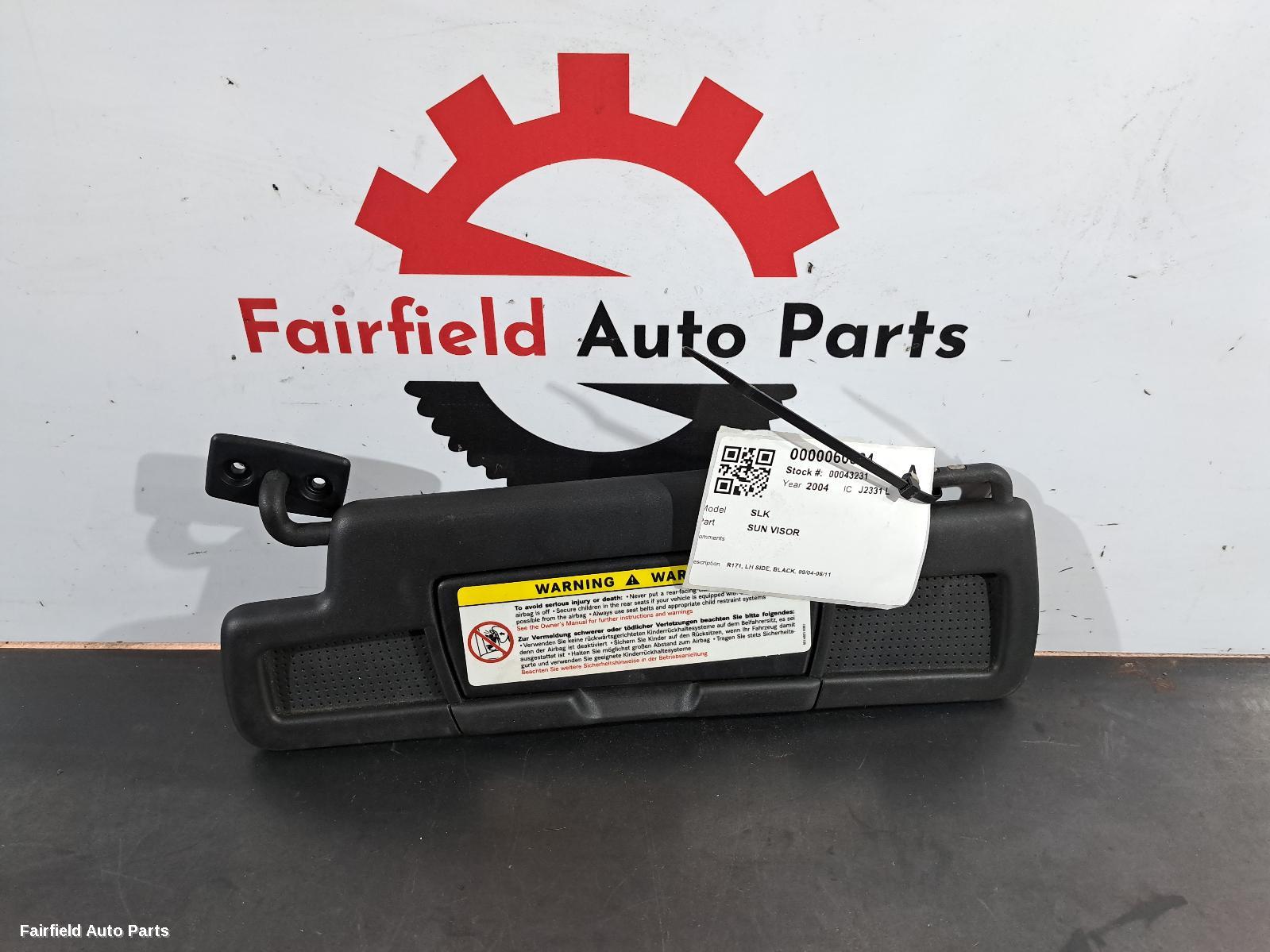 2004-2011 Mercedes Slk Sunvisor