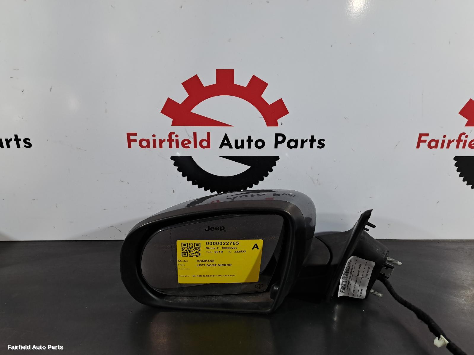 2017-2021 Jeep Compass Left Door Mirror