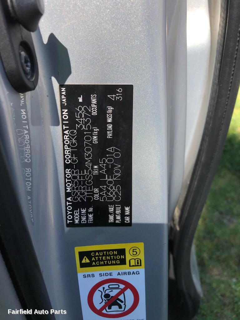 2006-2020 Toyota Tarago Left Door Mirror