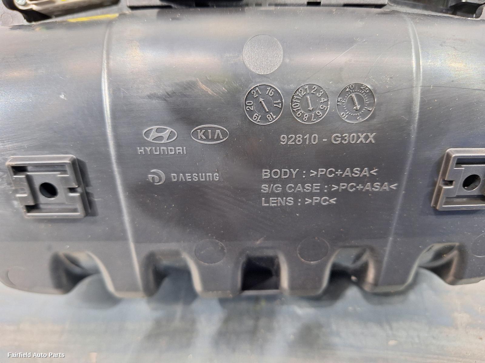 2017-2026 Hyundai I30 Courtesy Light