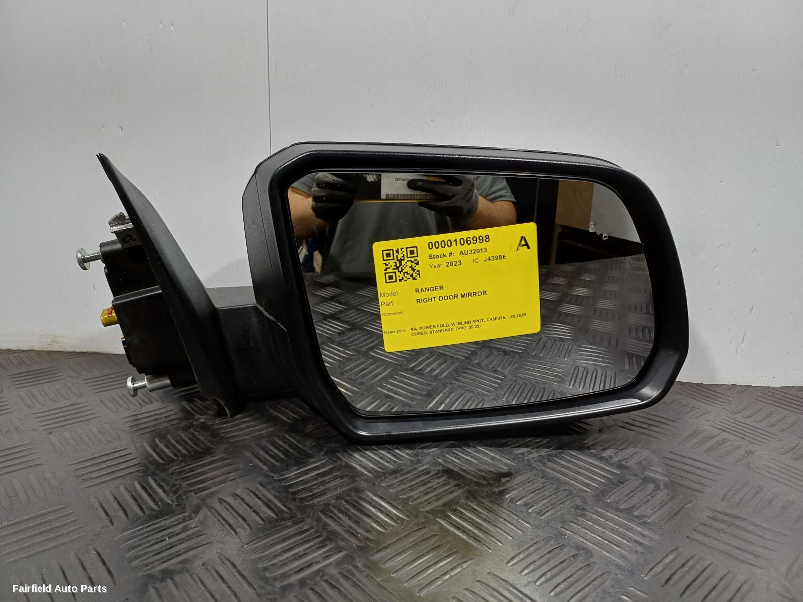2022-2025 Ford Ranger Right Door Mirror