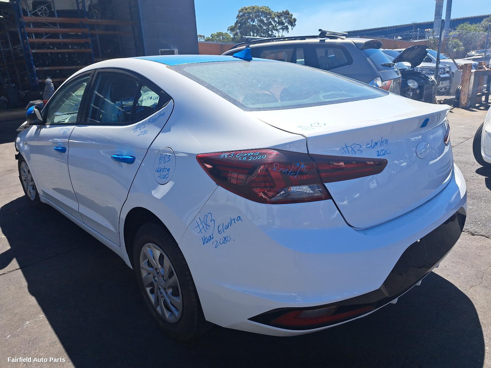 2020 Hyundai Elantra Left Taillight