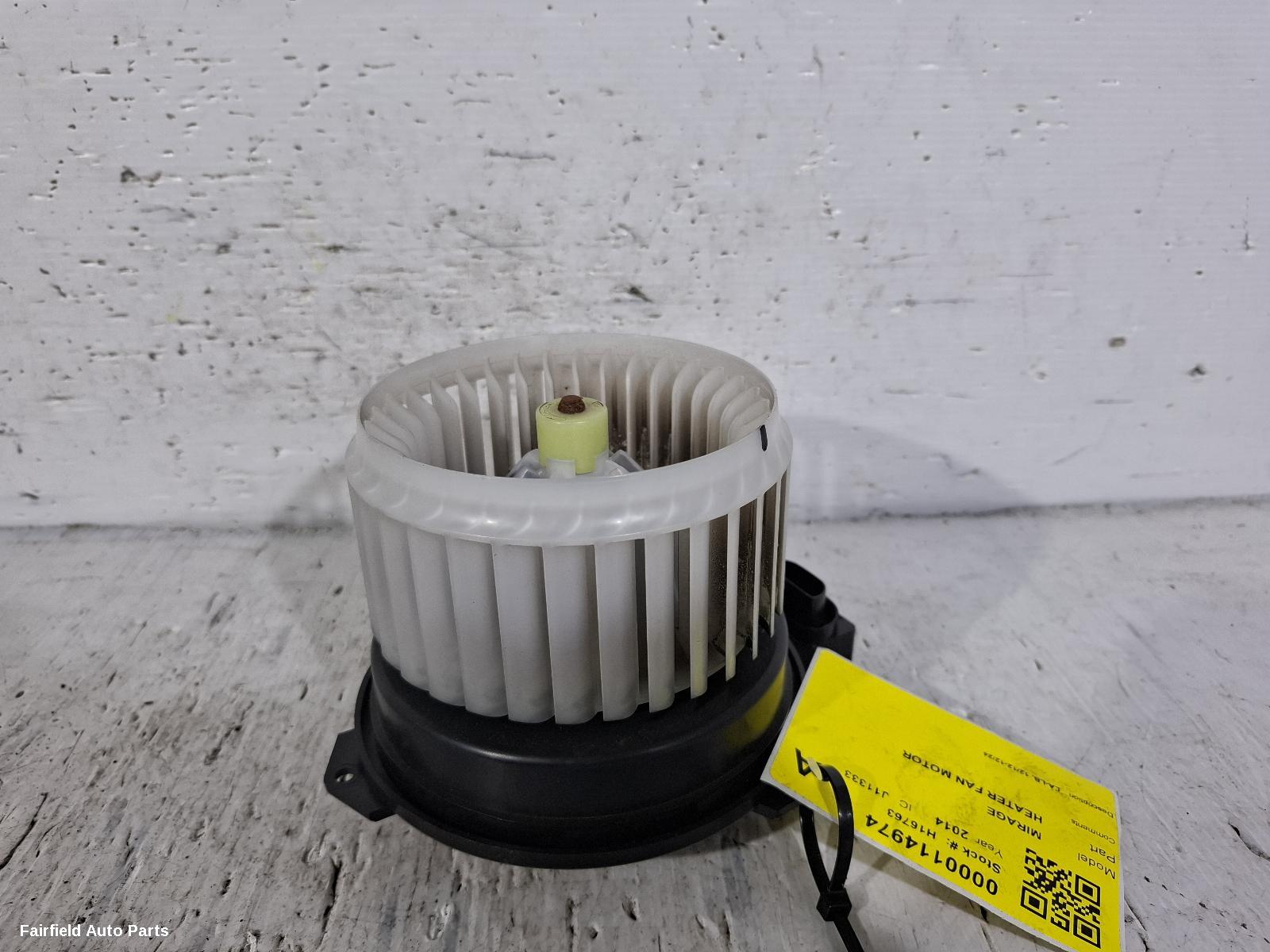 2012-2024 Mitsubishi Mirage Heater Fan Motor