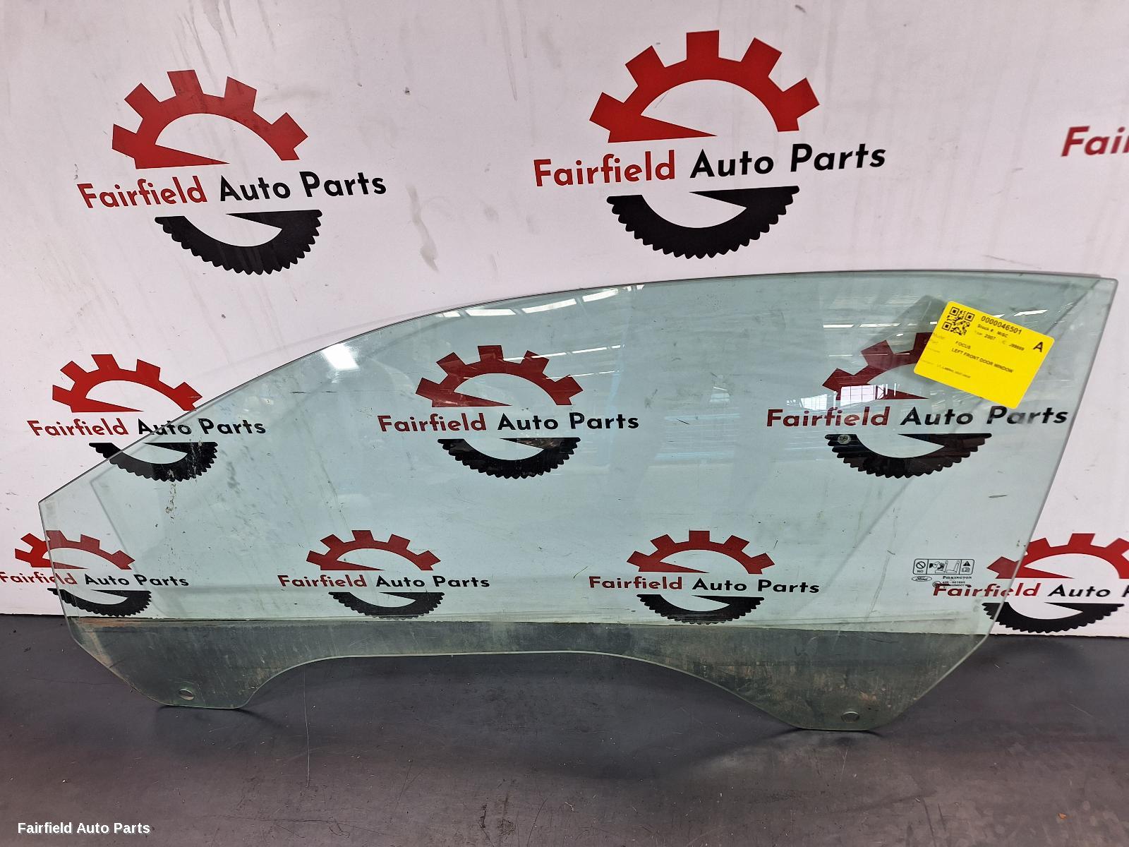 2007-2008 Ford Focus Left Front Door Window
