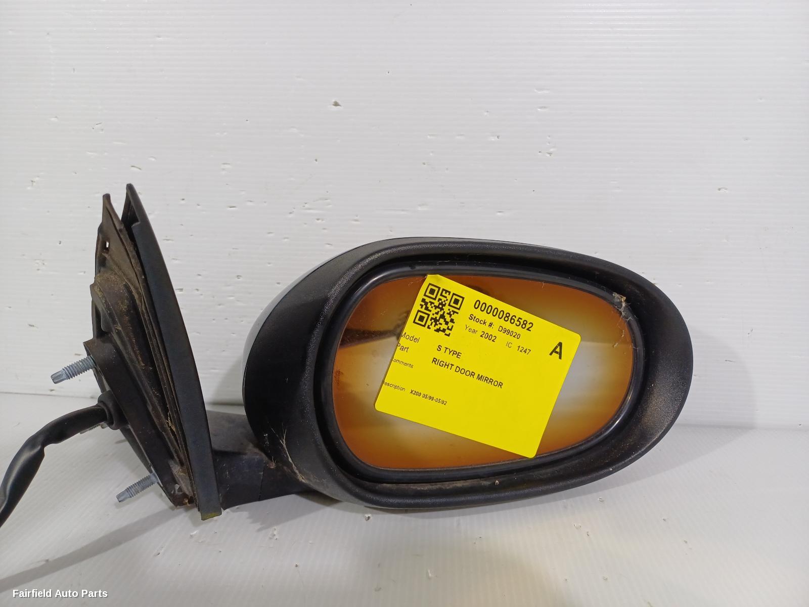 1999-2002 Jaguar S Type Right Door Mirror
