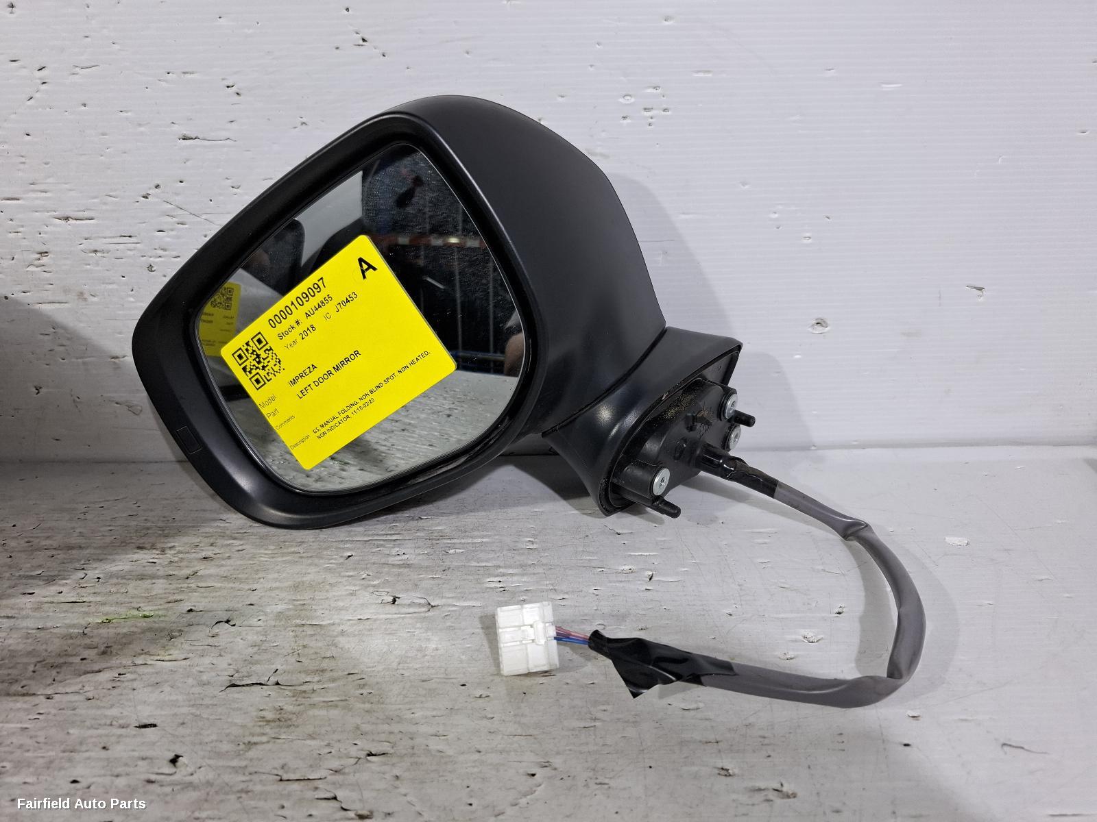 2016-2020 Subaru Impreza Left Door Mirror