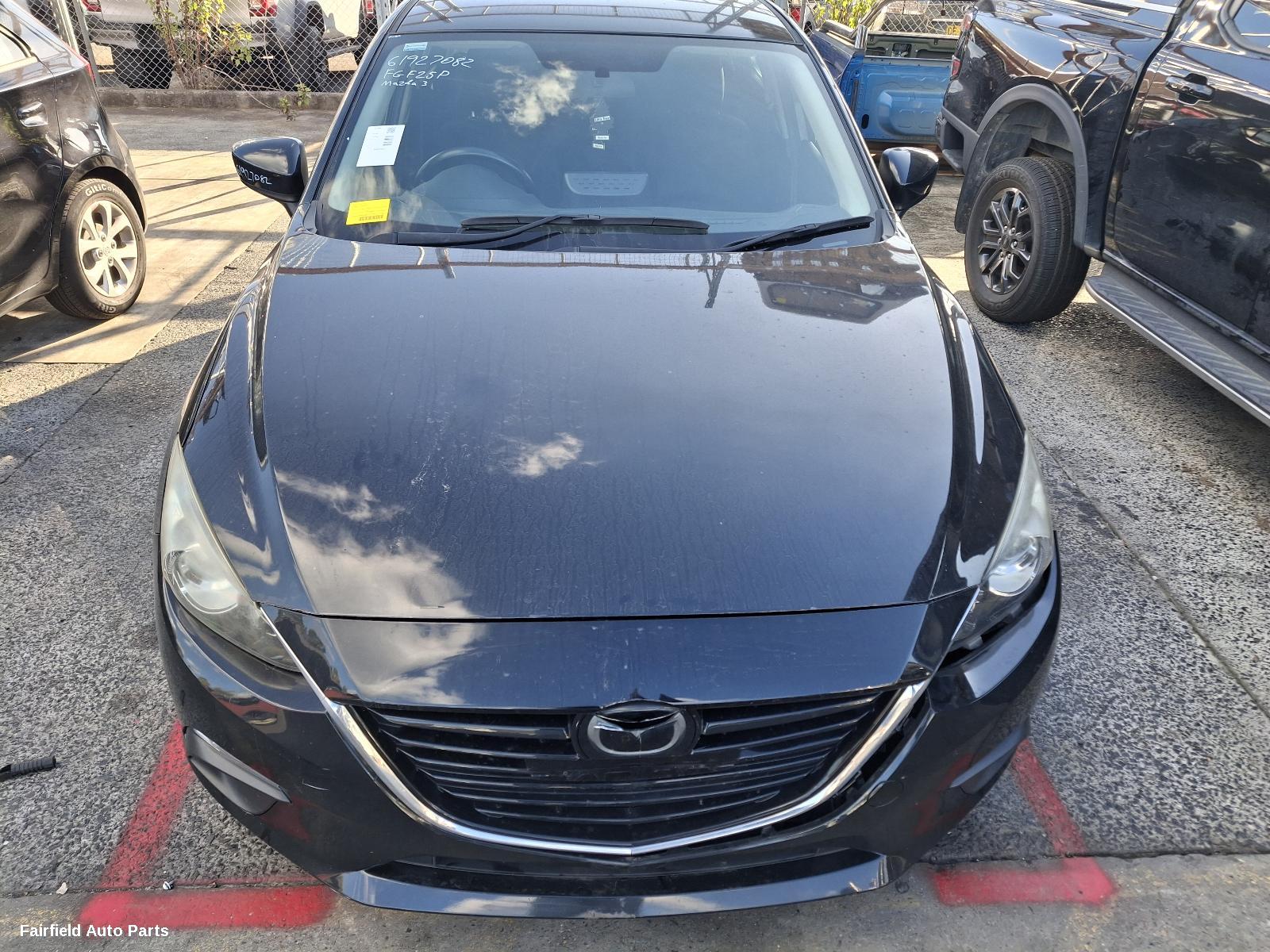 2016 Mazda 3 Left Rear Door Sliding