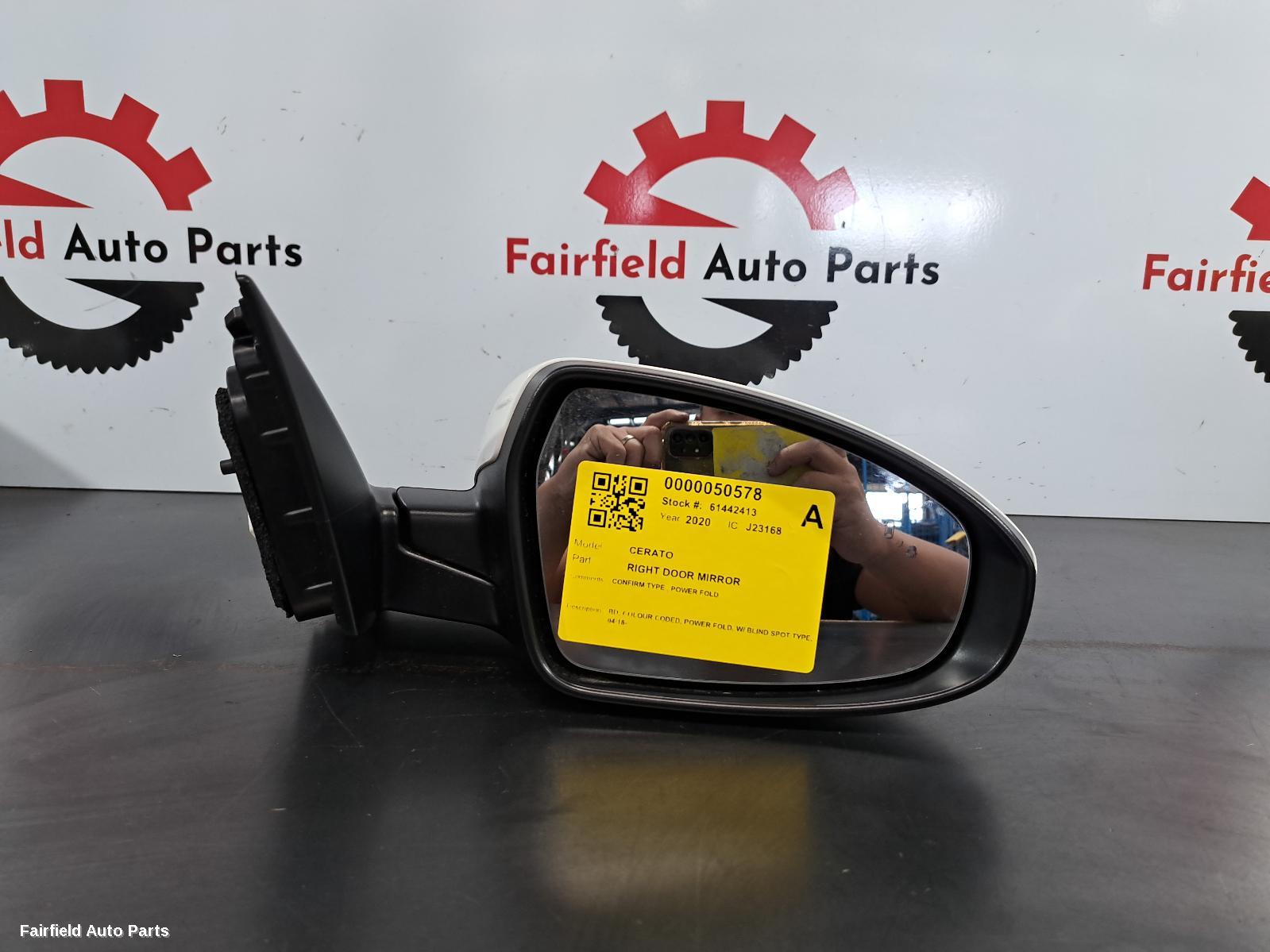2018-2024 Kia Cerato Right Door Mirror