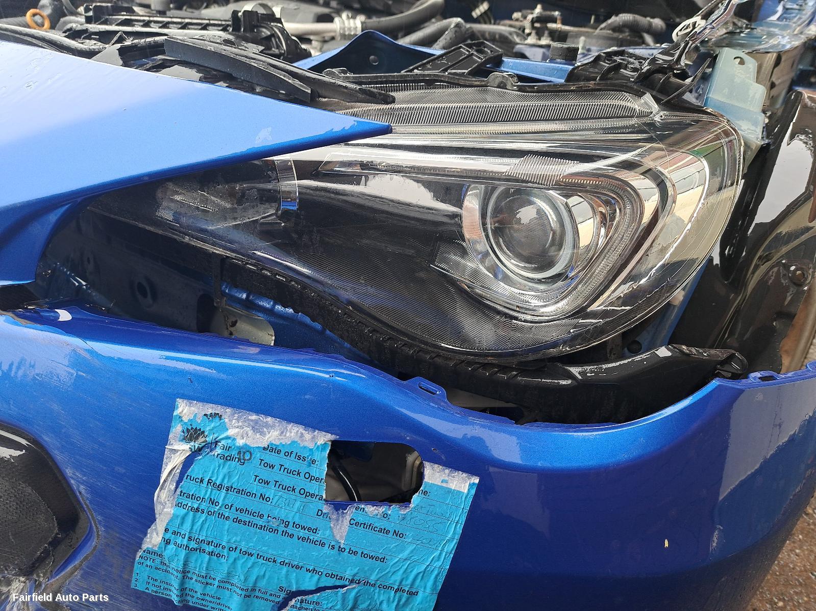 2014 Subaru Brz Right Headlamp