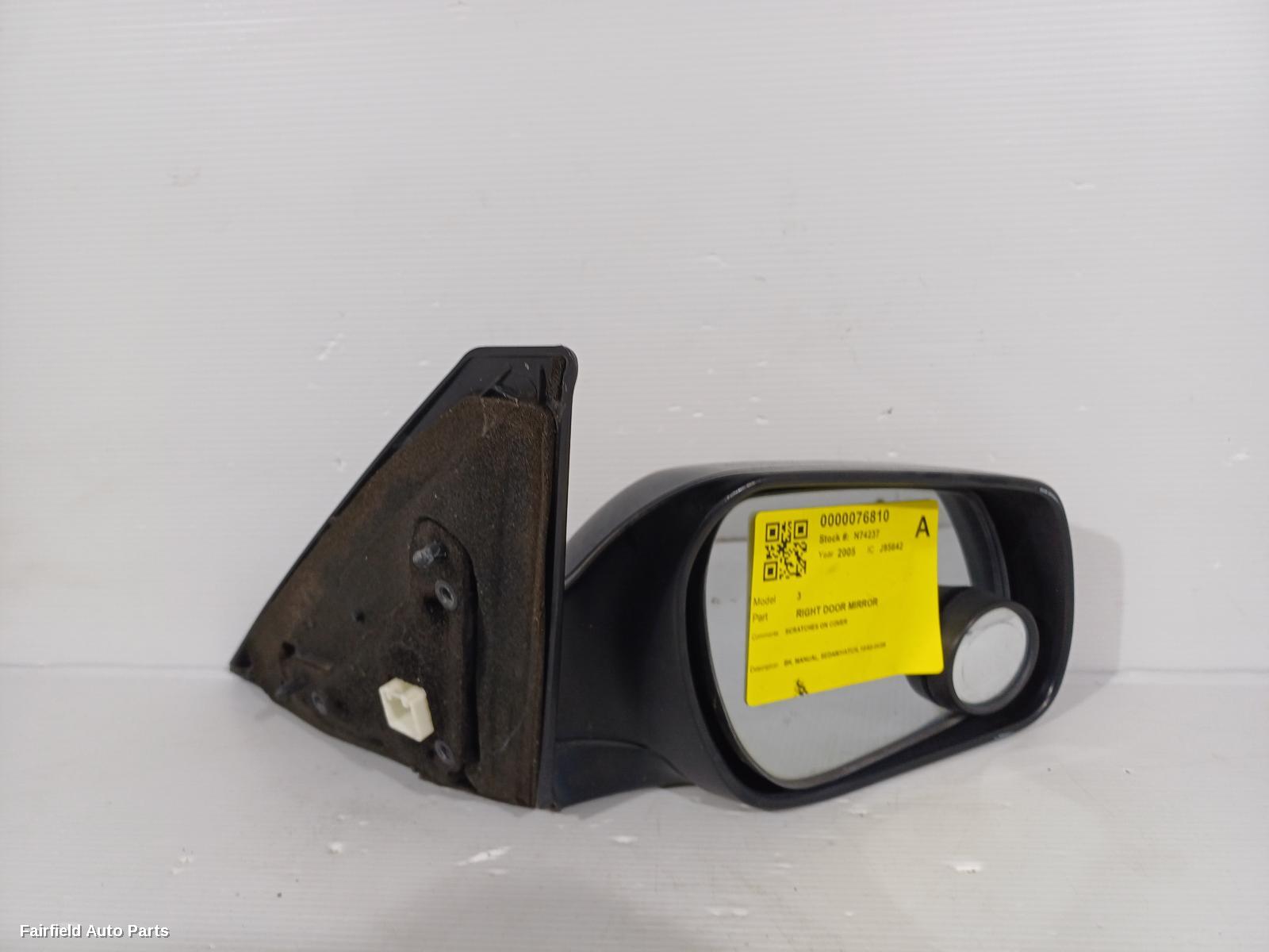 2003-2009 Mazda 3 Right Door Mirror