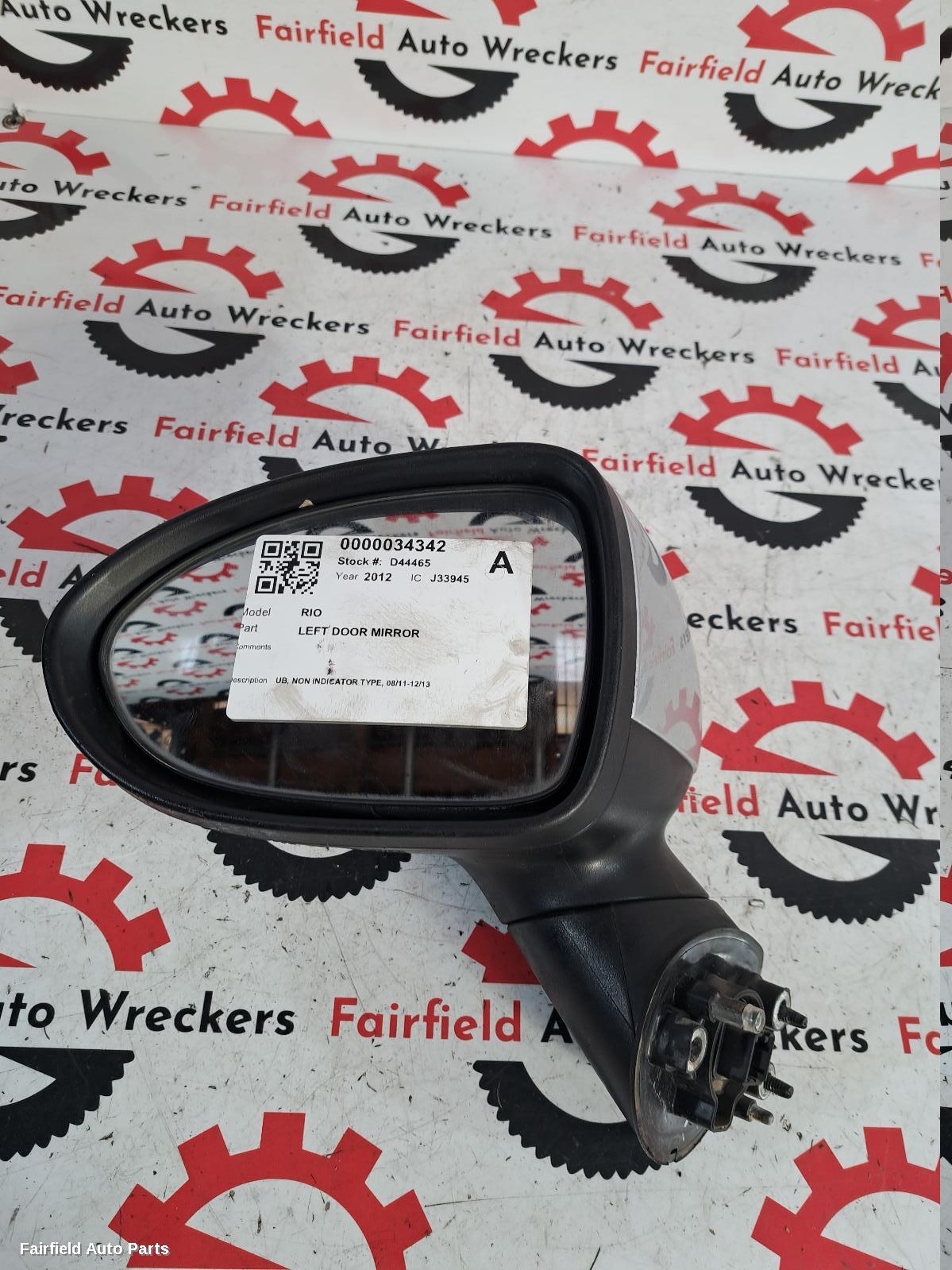 2011-2013 Kia Rio Left Door Mirror