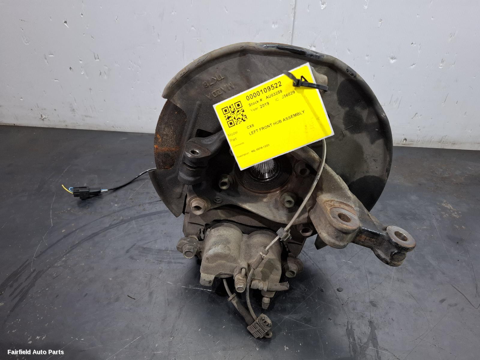 2018-2023 Mazda Cx8 Left Front Hub Assembly