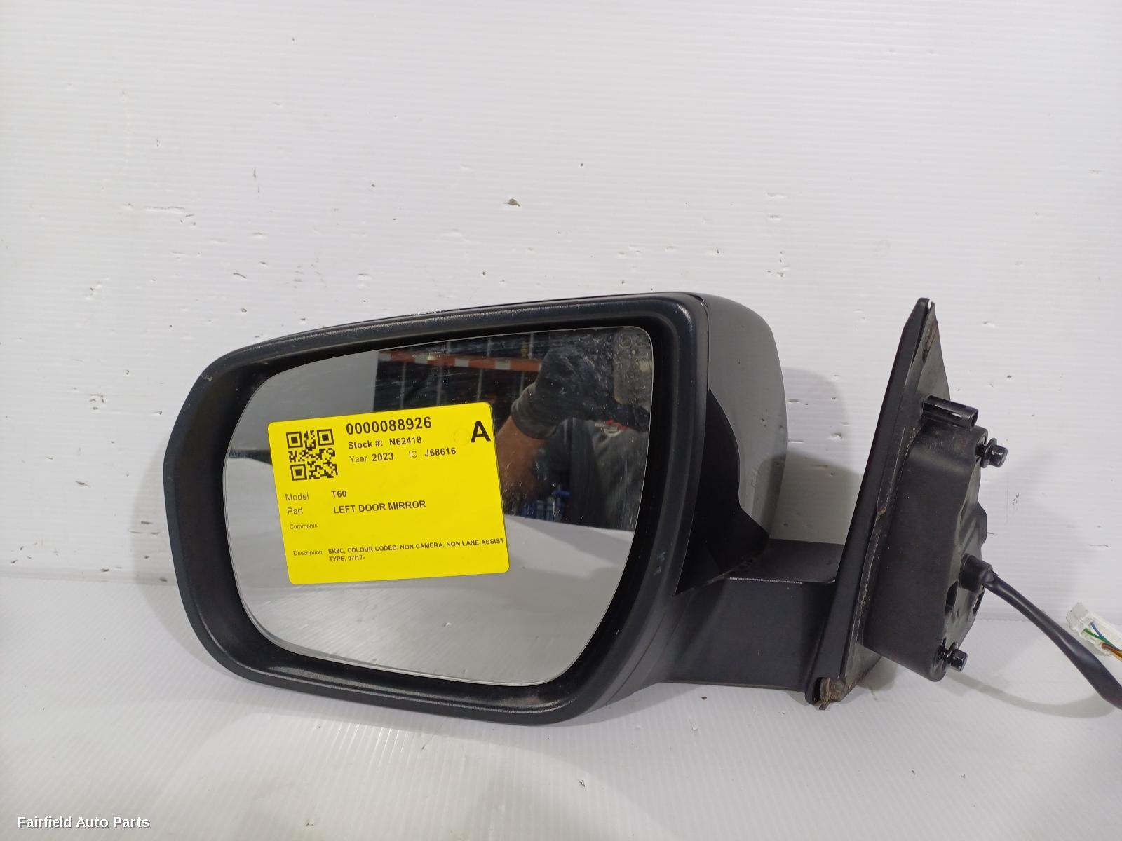 2021-2025 Ldv T60 Left Door Mirror