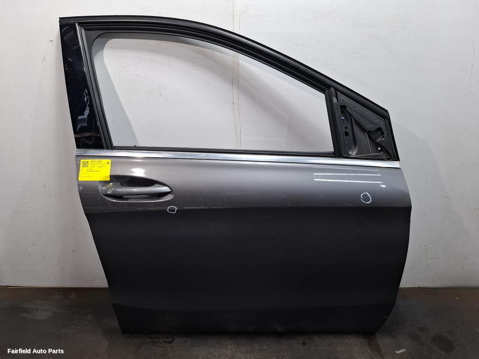 2011-2019 Mercedes B Class Right Front Door