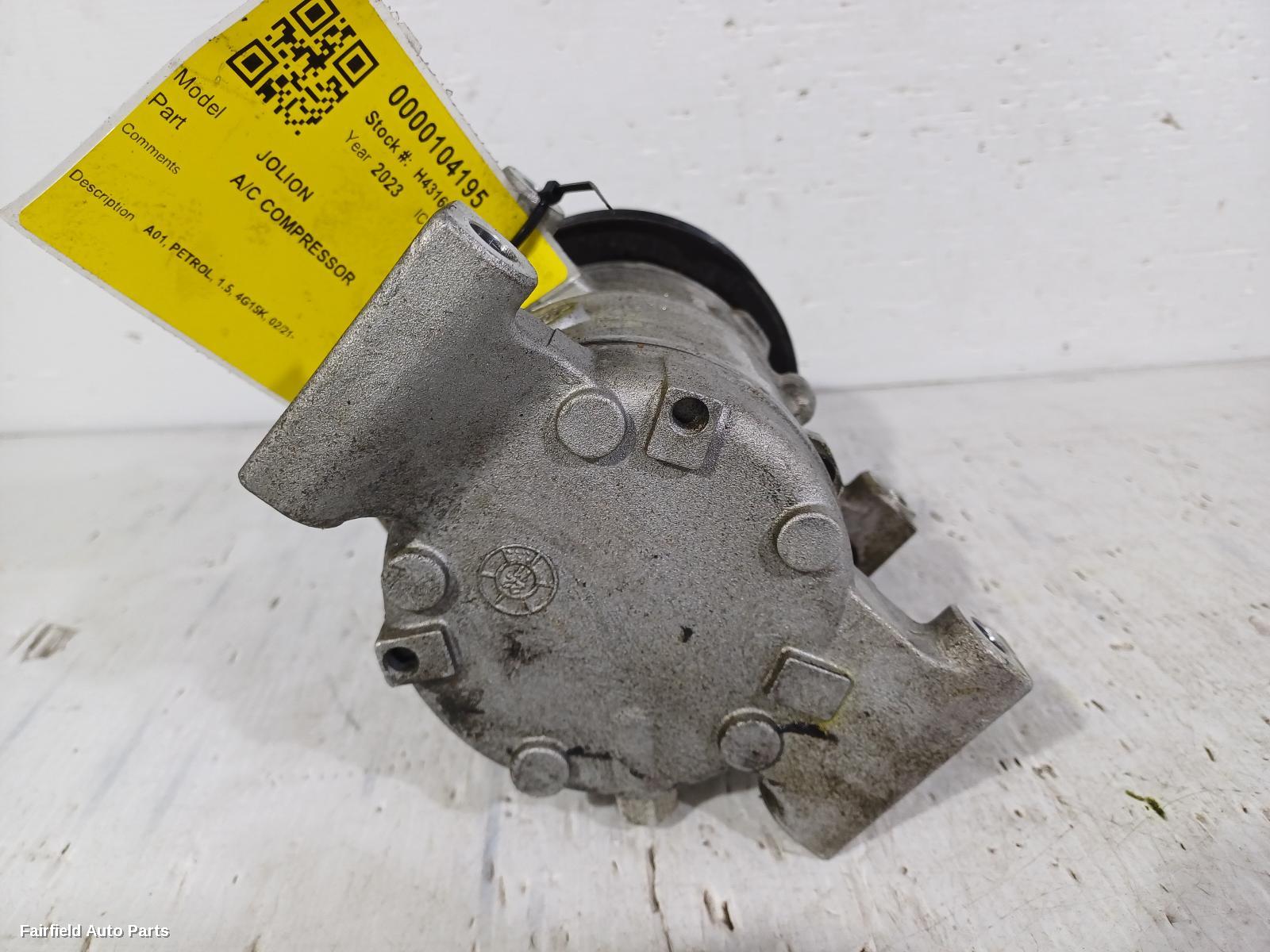 2021-2024 Haval Jolion A C Compressor