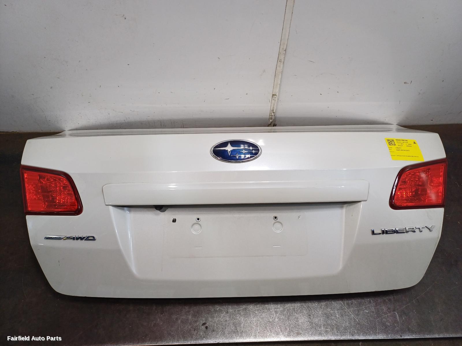 2009-2014 Subaru Liberty Bootlid Tailgate