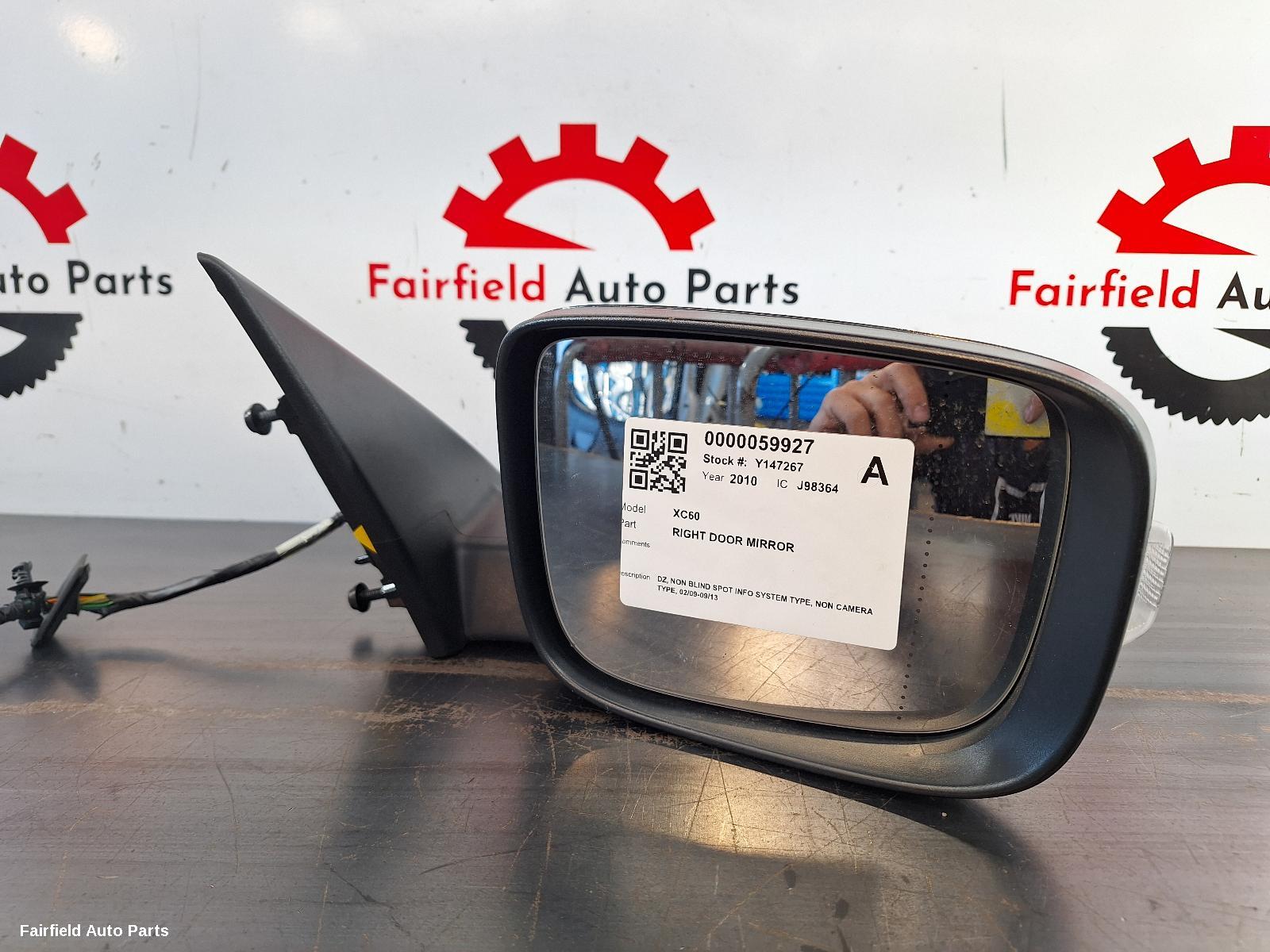 2009-2013 Volvo Xc60 Right Door Mirror