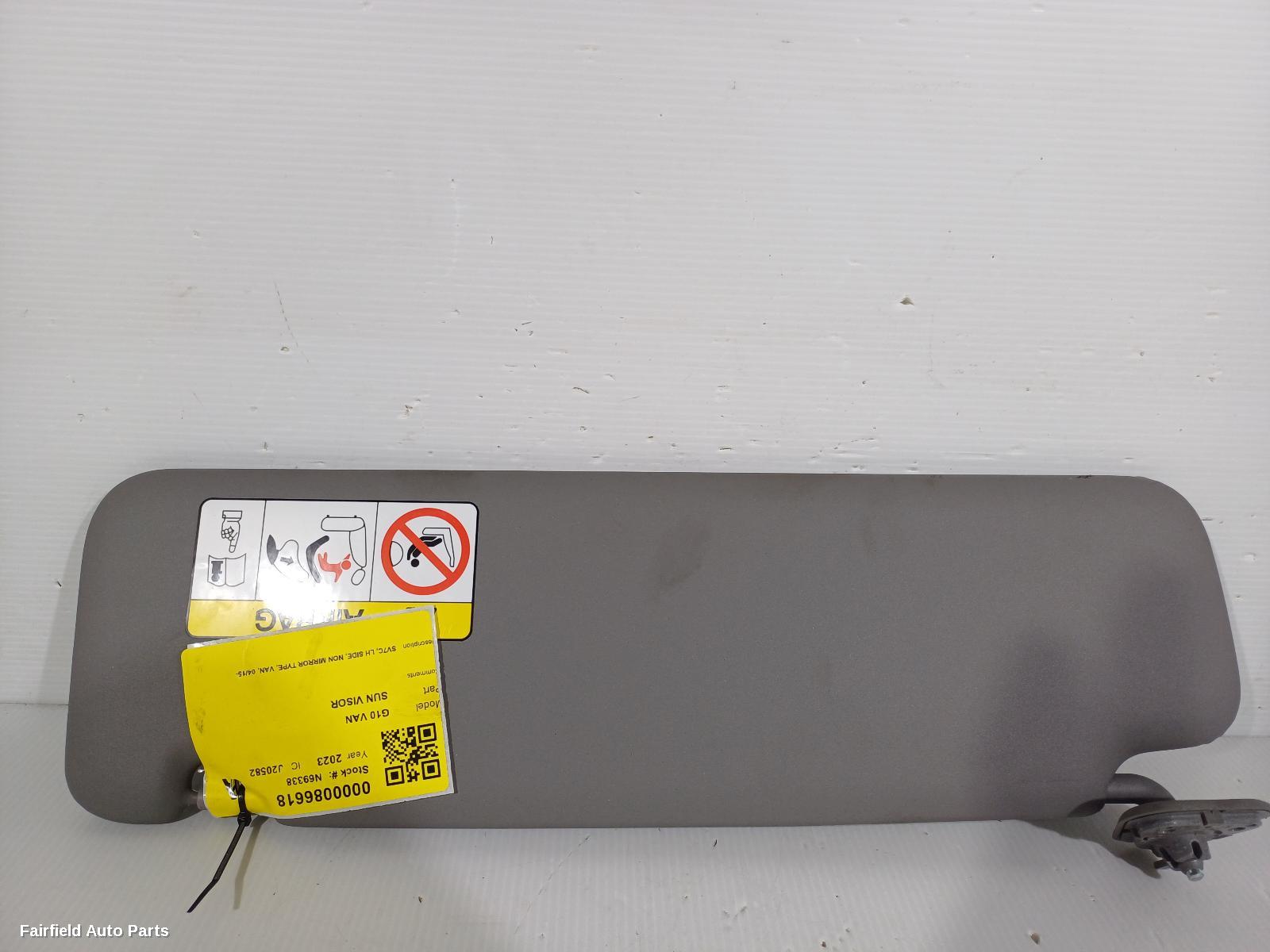 2015-2025 Ldv G10 Sunvisor