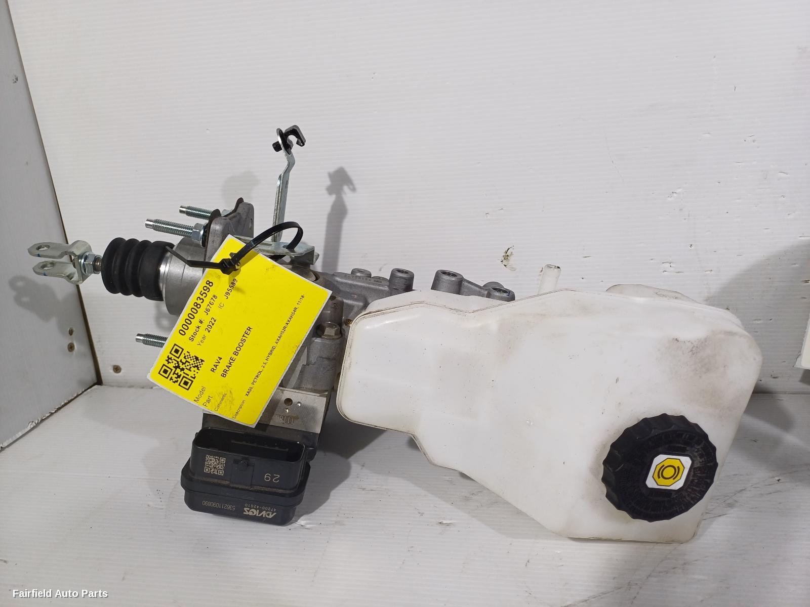 2018-2025 Toyota Rav4 Brake Booster