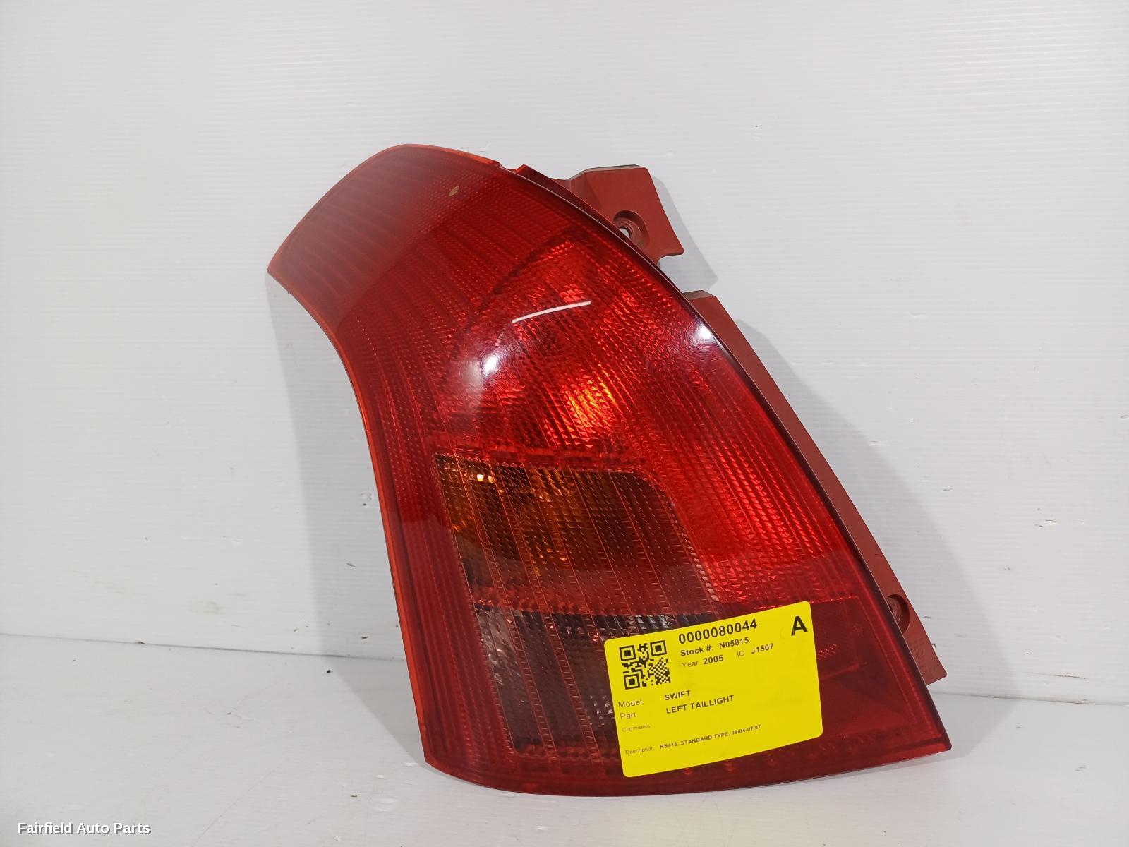 2005 Suzuki Swift Left Taillight