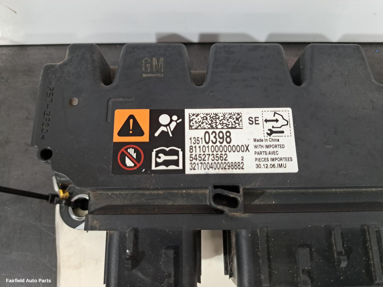 2016-2020 Holden Colorado Airbag Module Sensor