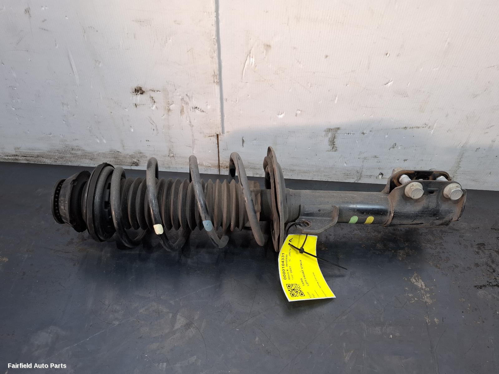 2017 Toyota Yaris Left Front Strut